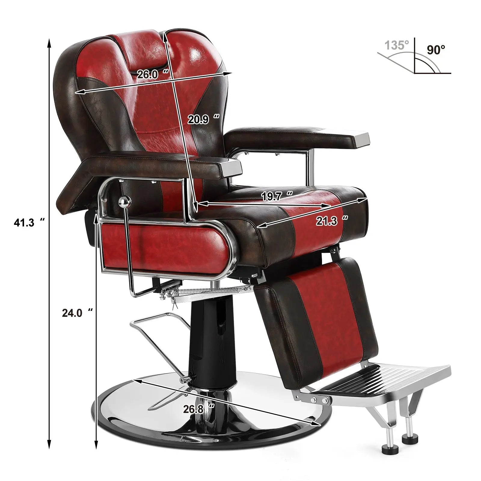 #5571 Heavy Duty Barber Chair Artist hand