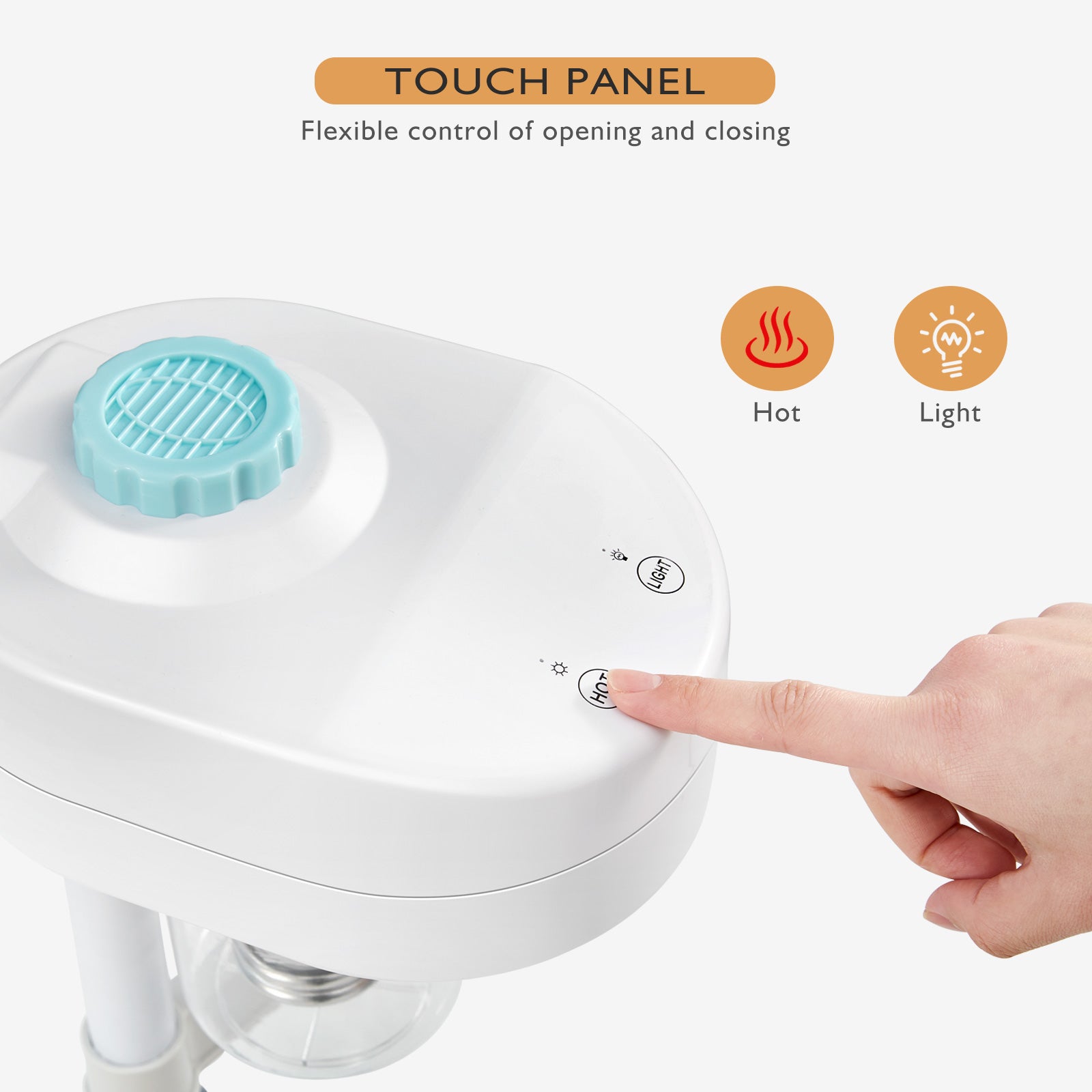 #4007 2 in1 Facial Steamer LED Magnifying Lamp Hot Ozone Beauty Salon Face Equipment Artisthand