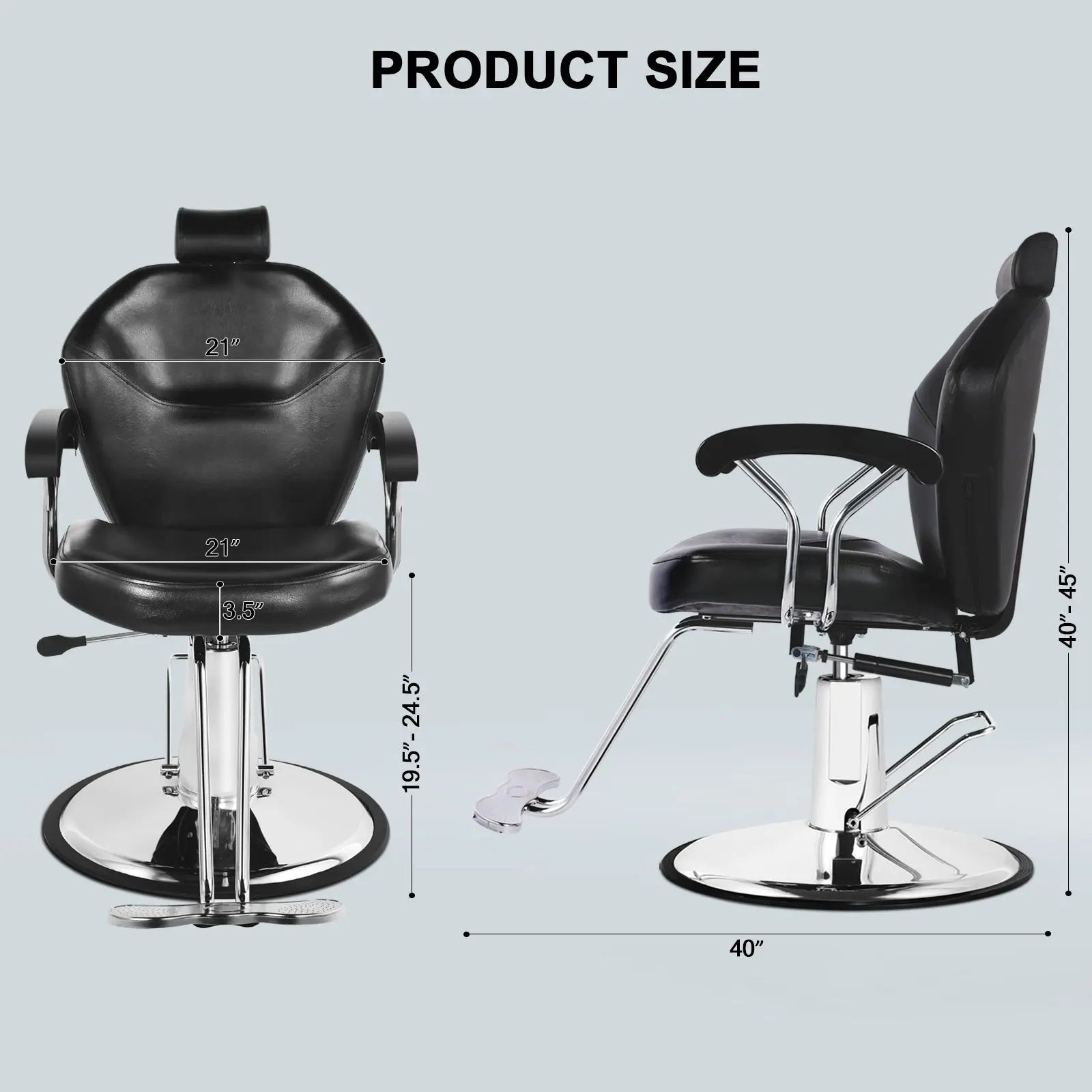 4 #5004 Barber Chairs Salon Package