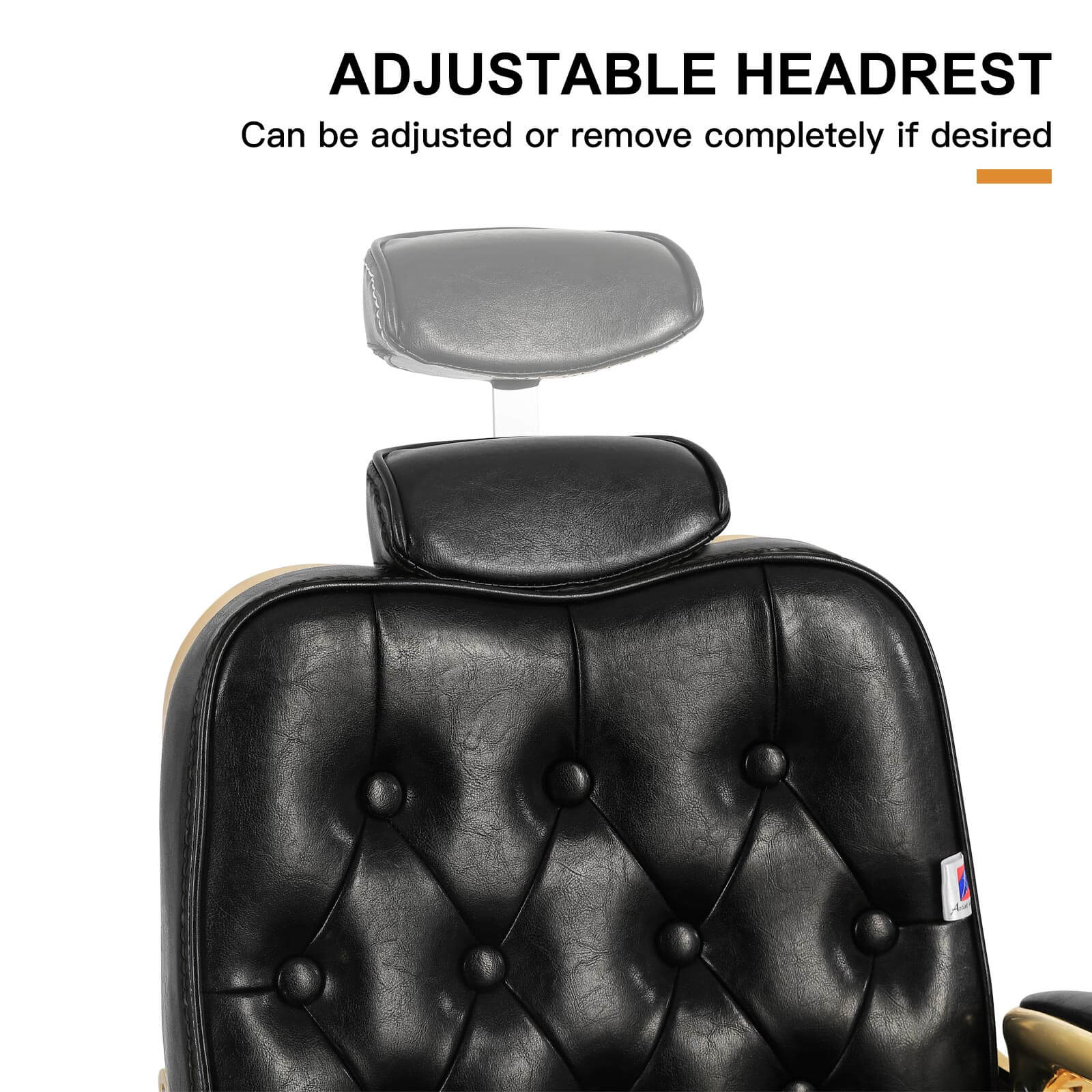 #5043 Heavy Duty Prestige Vintage Barber Chair (Gold)