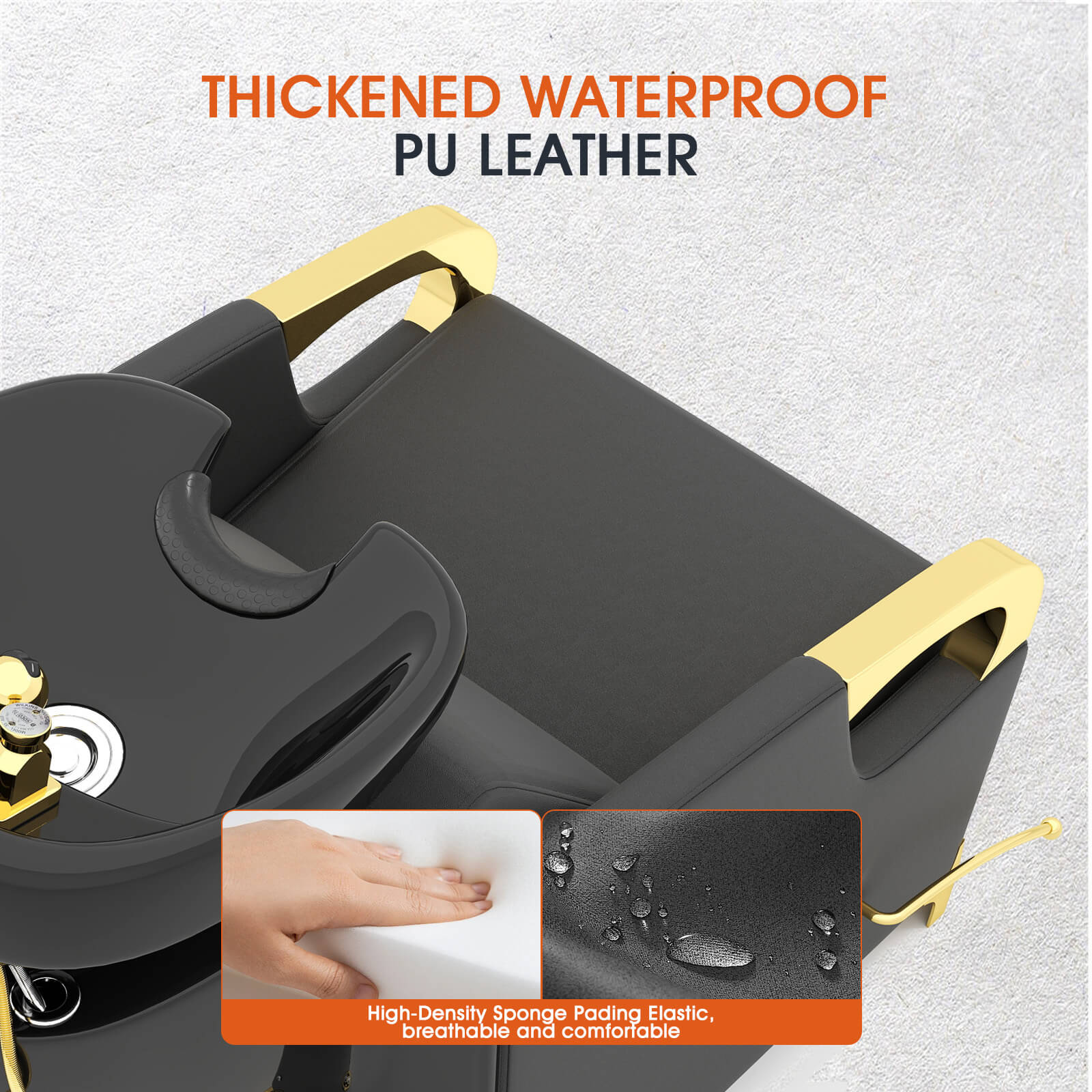 #10013 Shampoo Bowl, Wash Bowl, Ceramic Shampoo Bowl Station