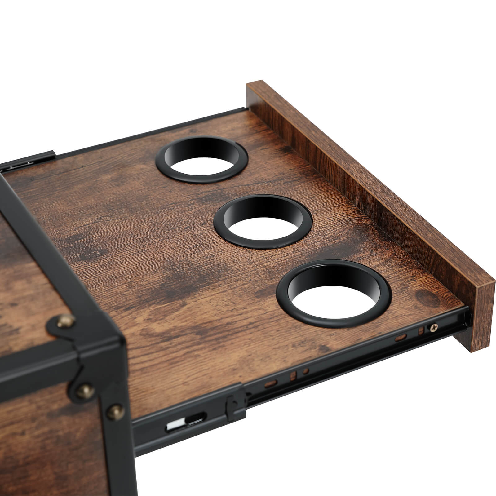 #7015 Vintage Rolling Salon Station Beauty Barber Spa Trolley Storage Cart