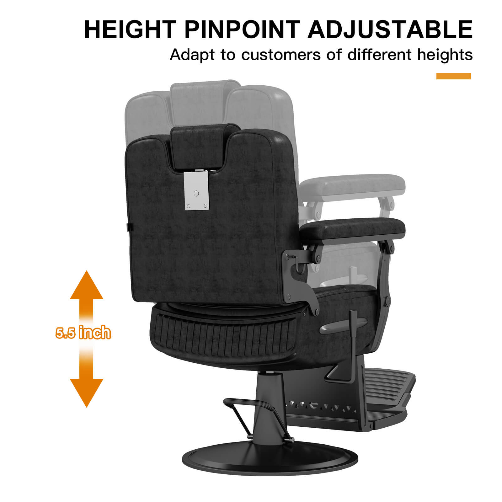 #5075 Vintage Barber Chair for Barbershop