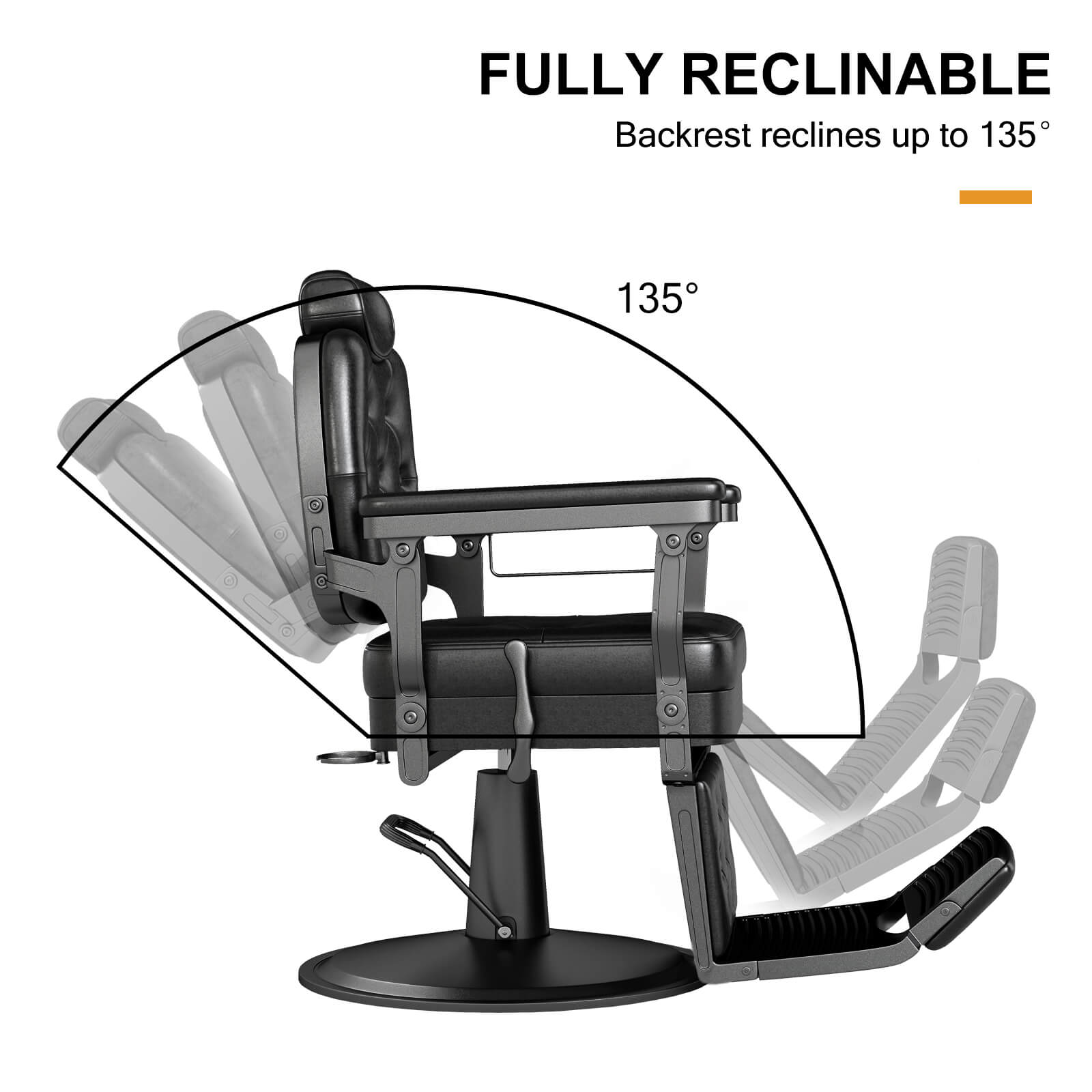 #5076 Barber Chair for Hair Stylist