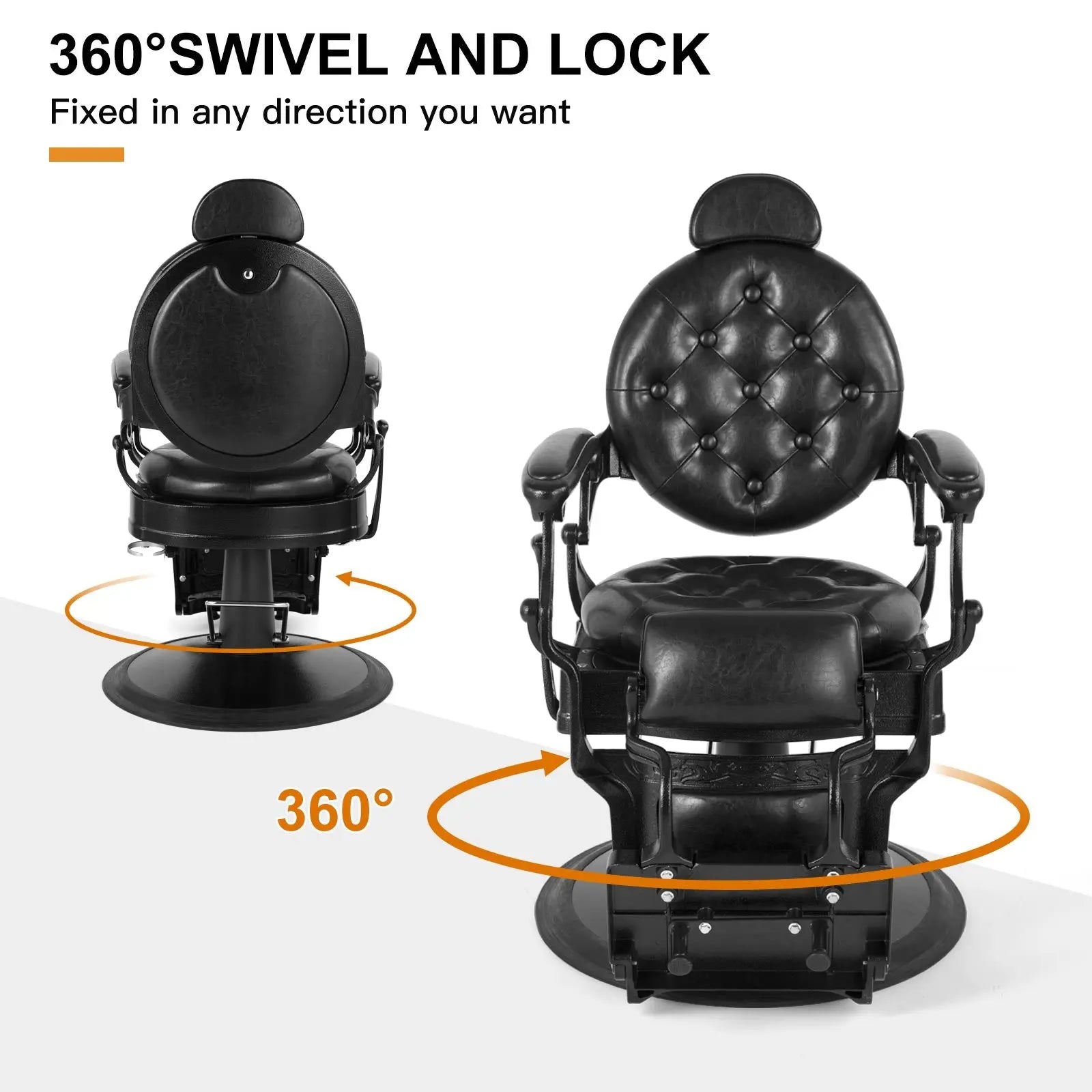 #5045 Heavy Duty Retro Barber Chair