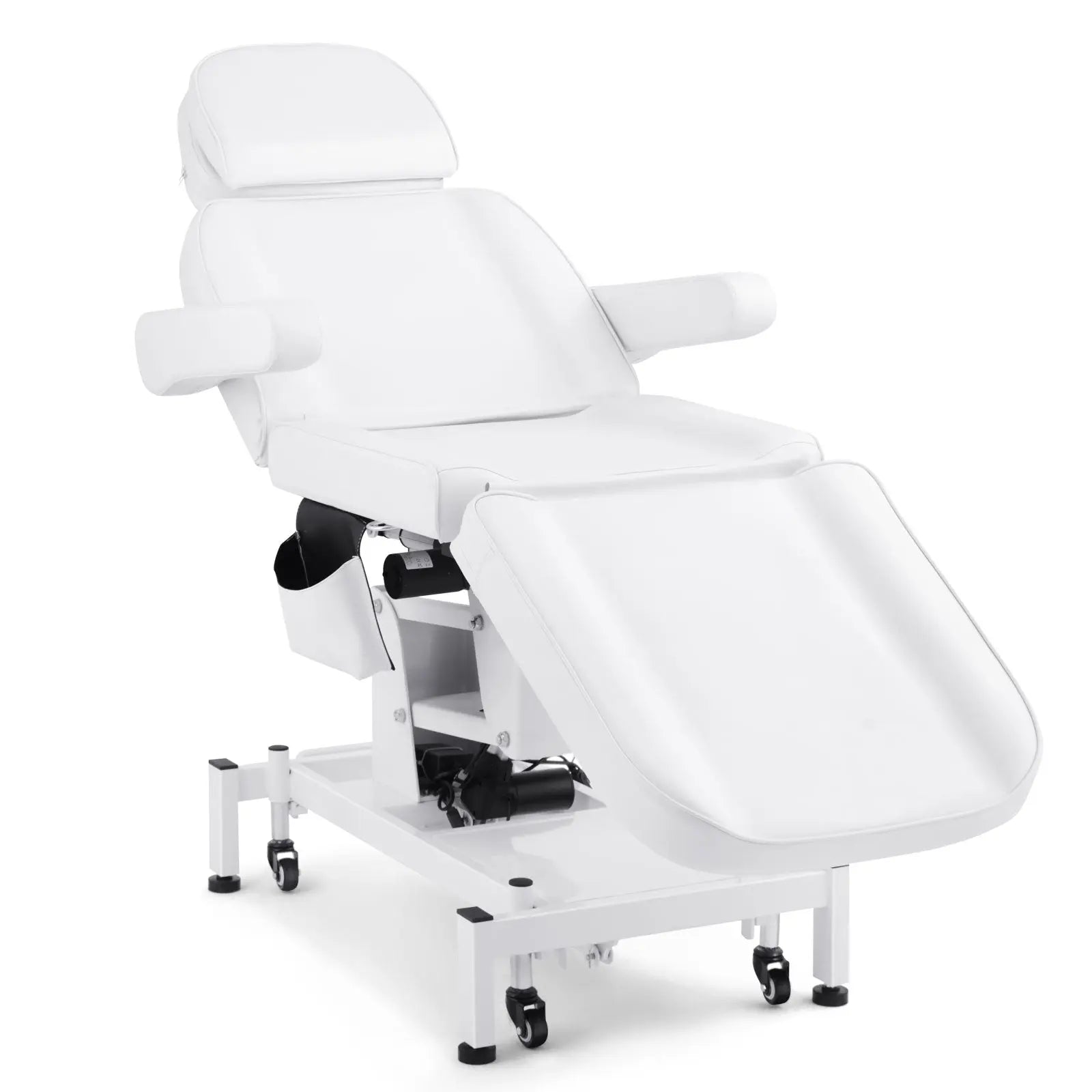 #2908 3 Motor Electrical Facial Bed for Esthetician 110V Removable Massage Table Beauty Bed Medical Aesthetic Tattoo Chair with Rotatable Armrests Artist hand