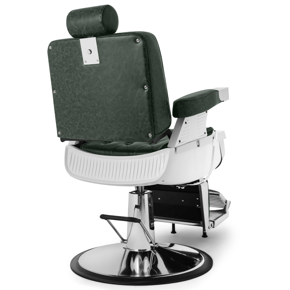 #5274 Vintage Heavy Duty Recline Hydraulic Barber Chair (Green)
