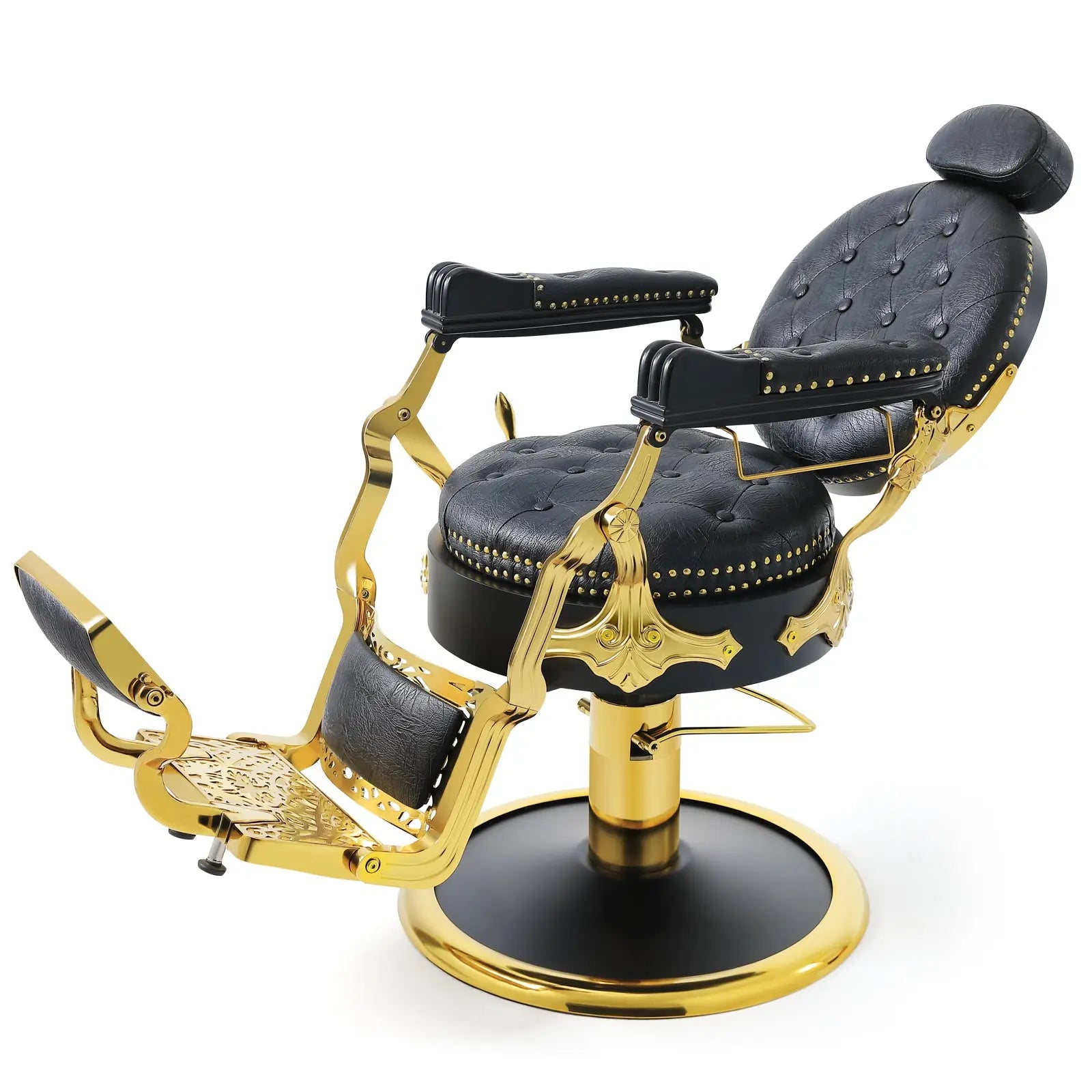 #5060 Royal Prestige Gold Barber Chair