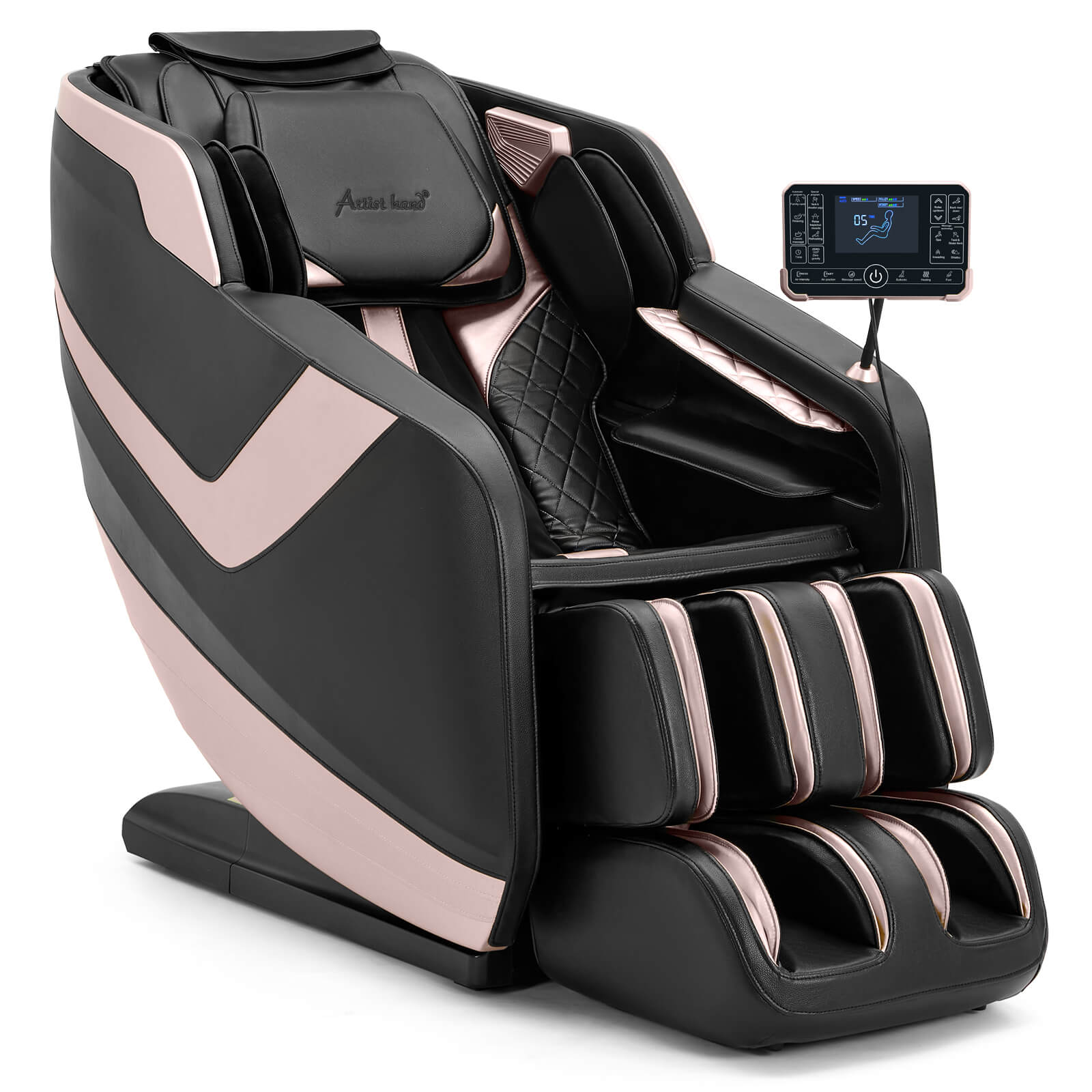 #2013 Full Body Zero Gravity Massage Chair with Dual Core S-Track, Adjustable Airbag Compression, 2-Level Recline, and Back & Calf Heating