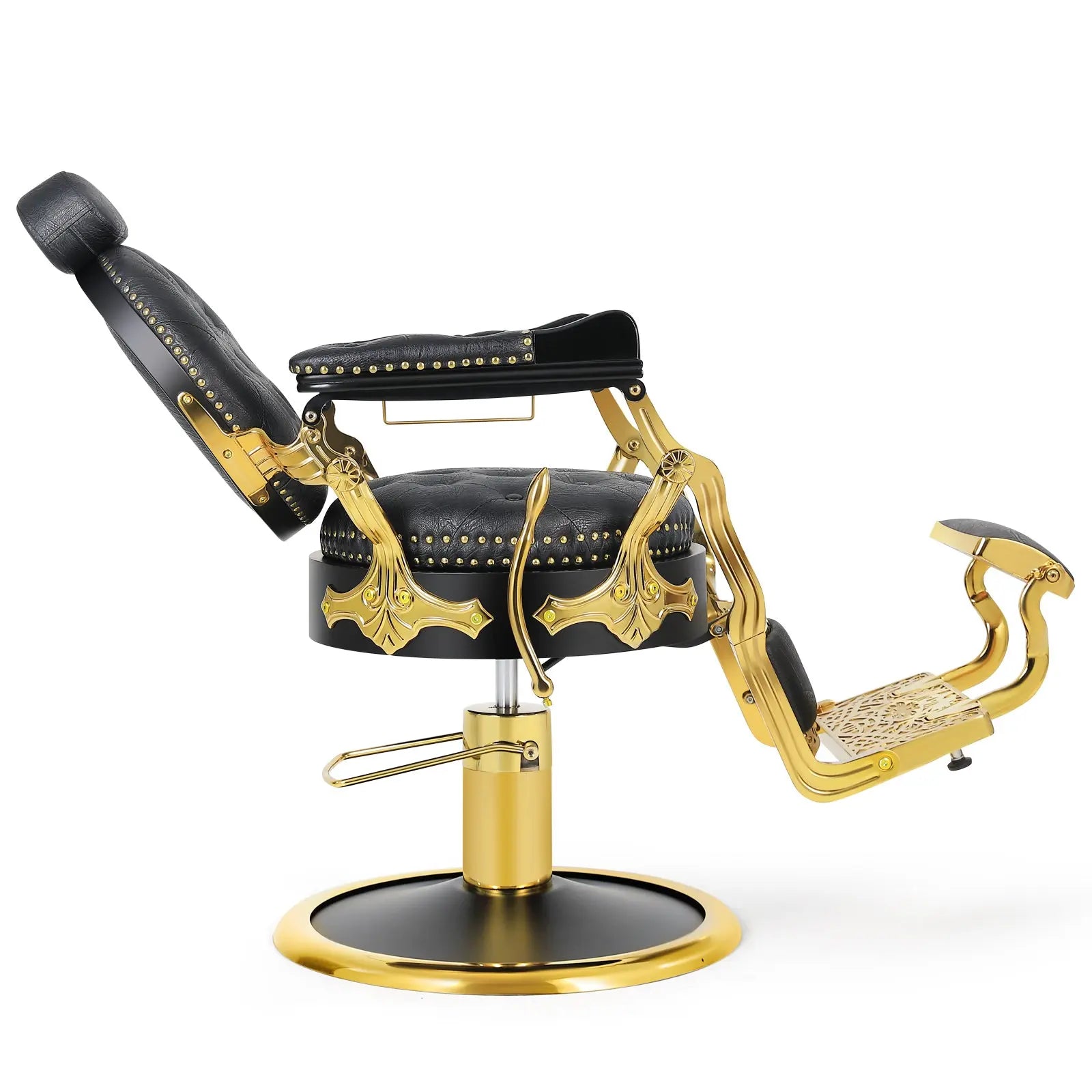 #5060 Royal Prestige Gold Barber Chair