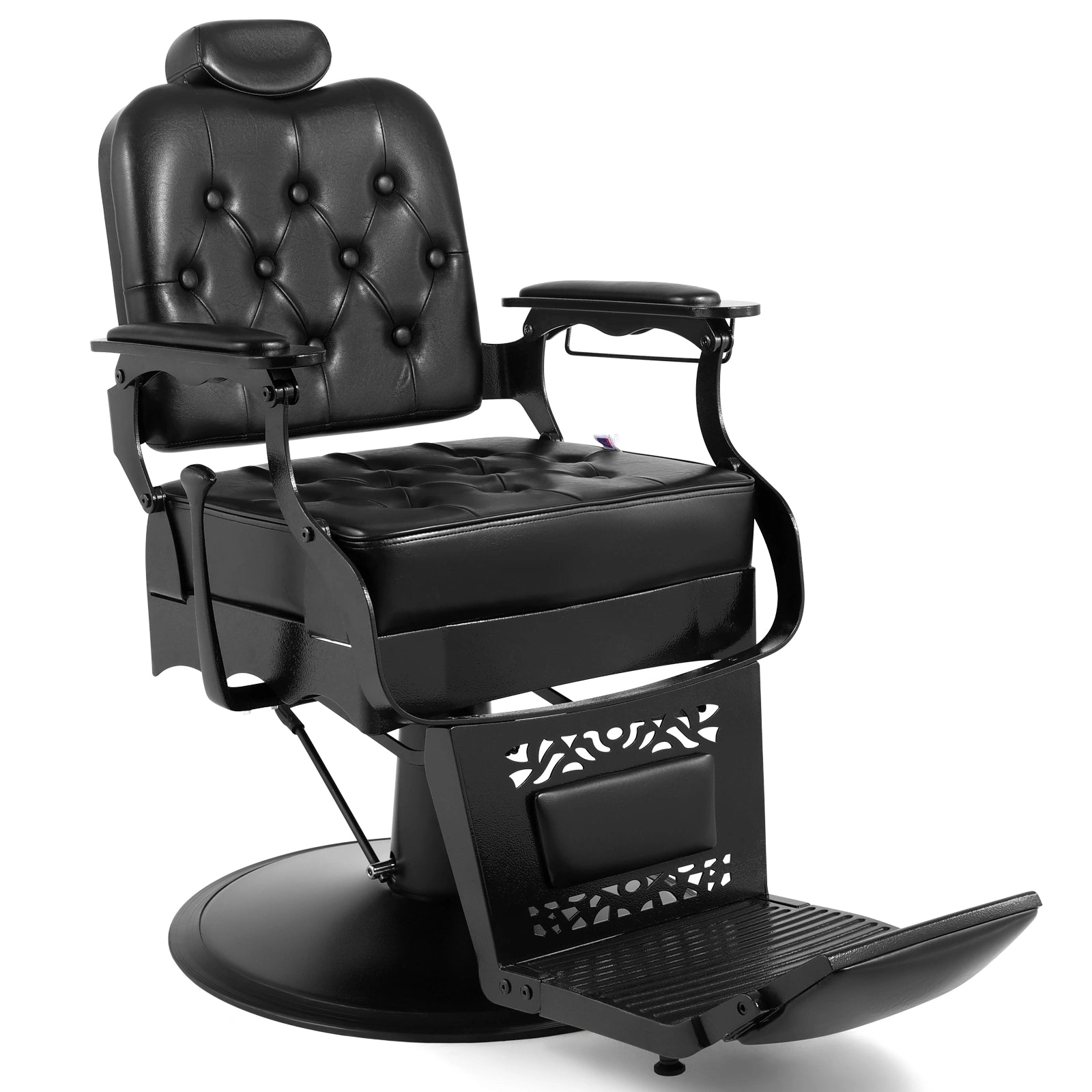 #5041 Silla de peluquero vintage Silla de salón reclinable hidráulica de servicio pesado