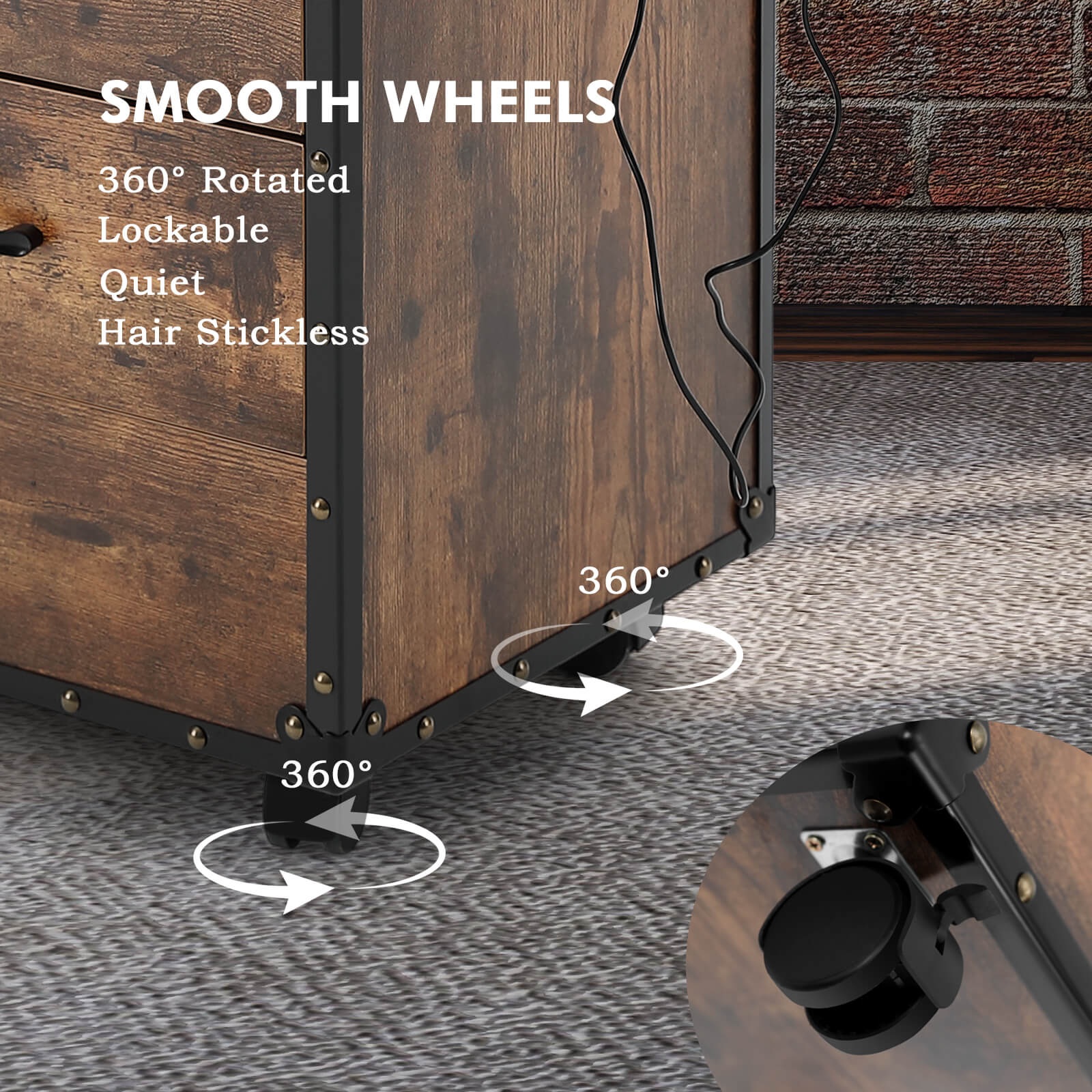 #7015 Vintage Rolling Salon Station Beauty Barber Spa Trolley Storage Cart