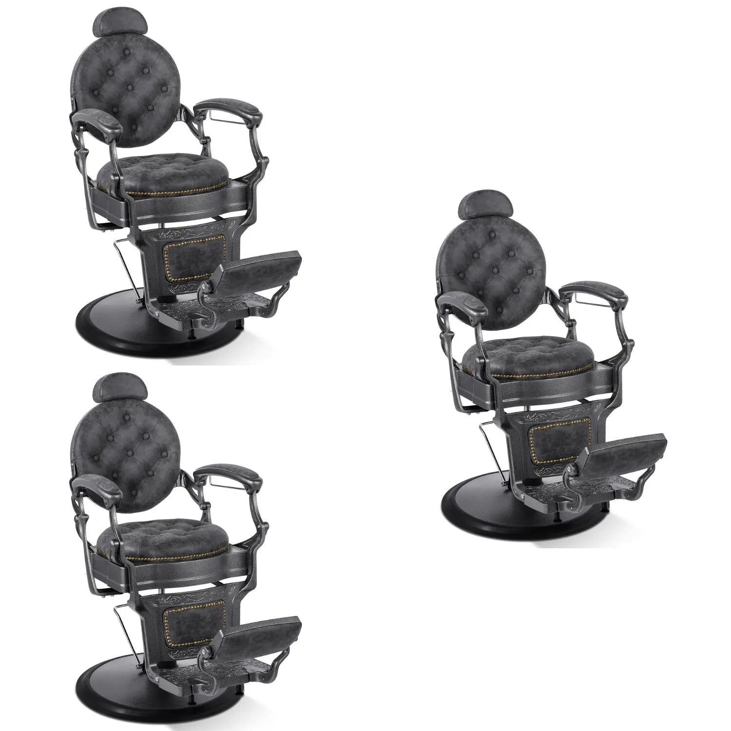 #5045 Retro Barber Chair Heavy Duty Vintage Salon Chair (UPC:692878965903)