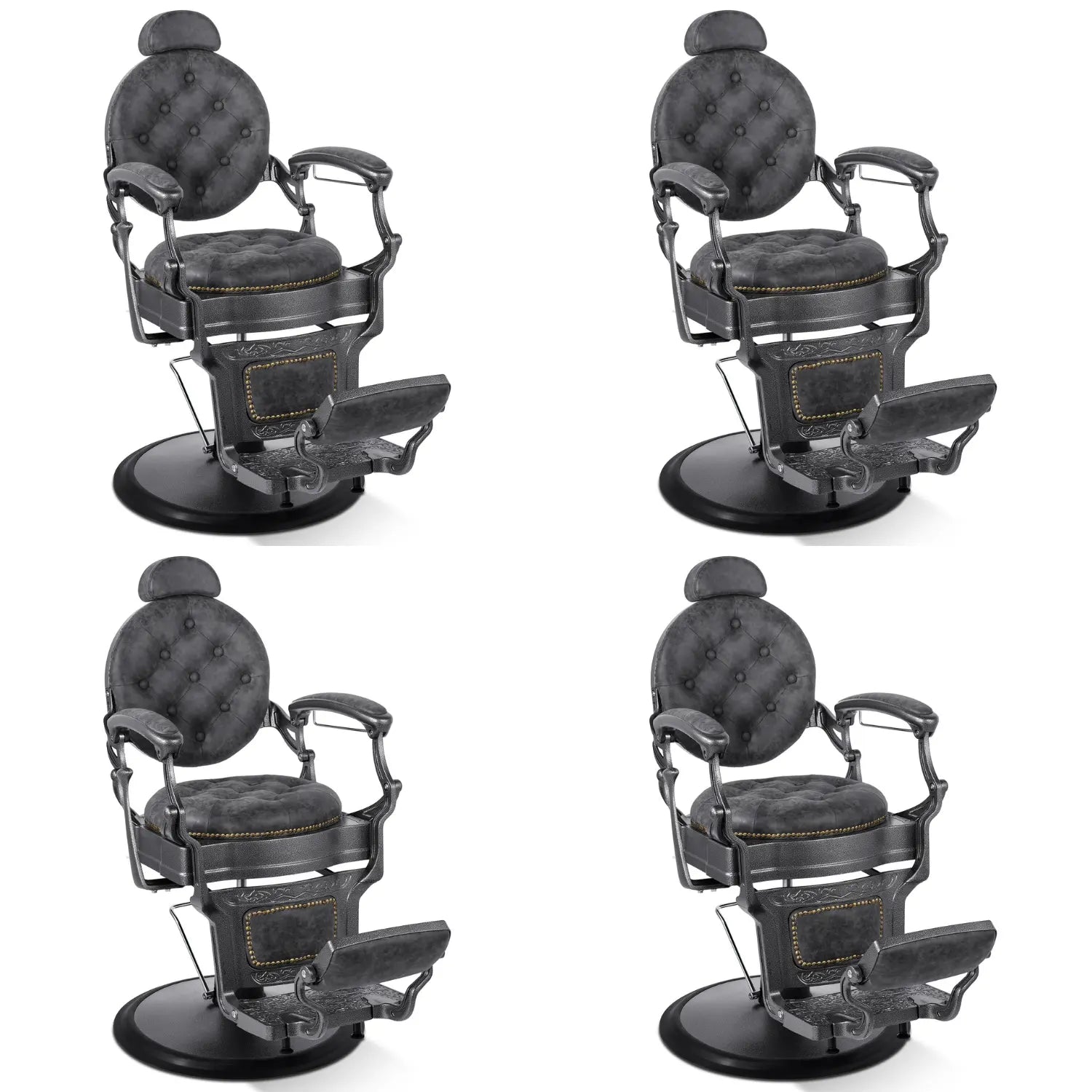 #5045 Retro Barber Chair Heavy Duty Vintage Salon Chair (UPC:692878965903)