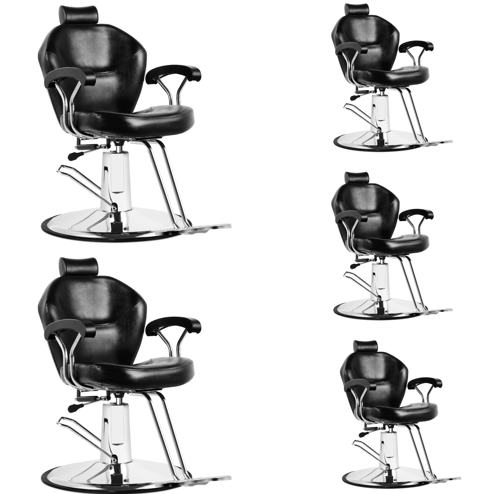 #5004 Hydraulic Reclining All Purpose Barber Chair (bundle) Artist hand