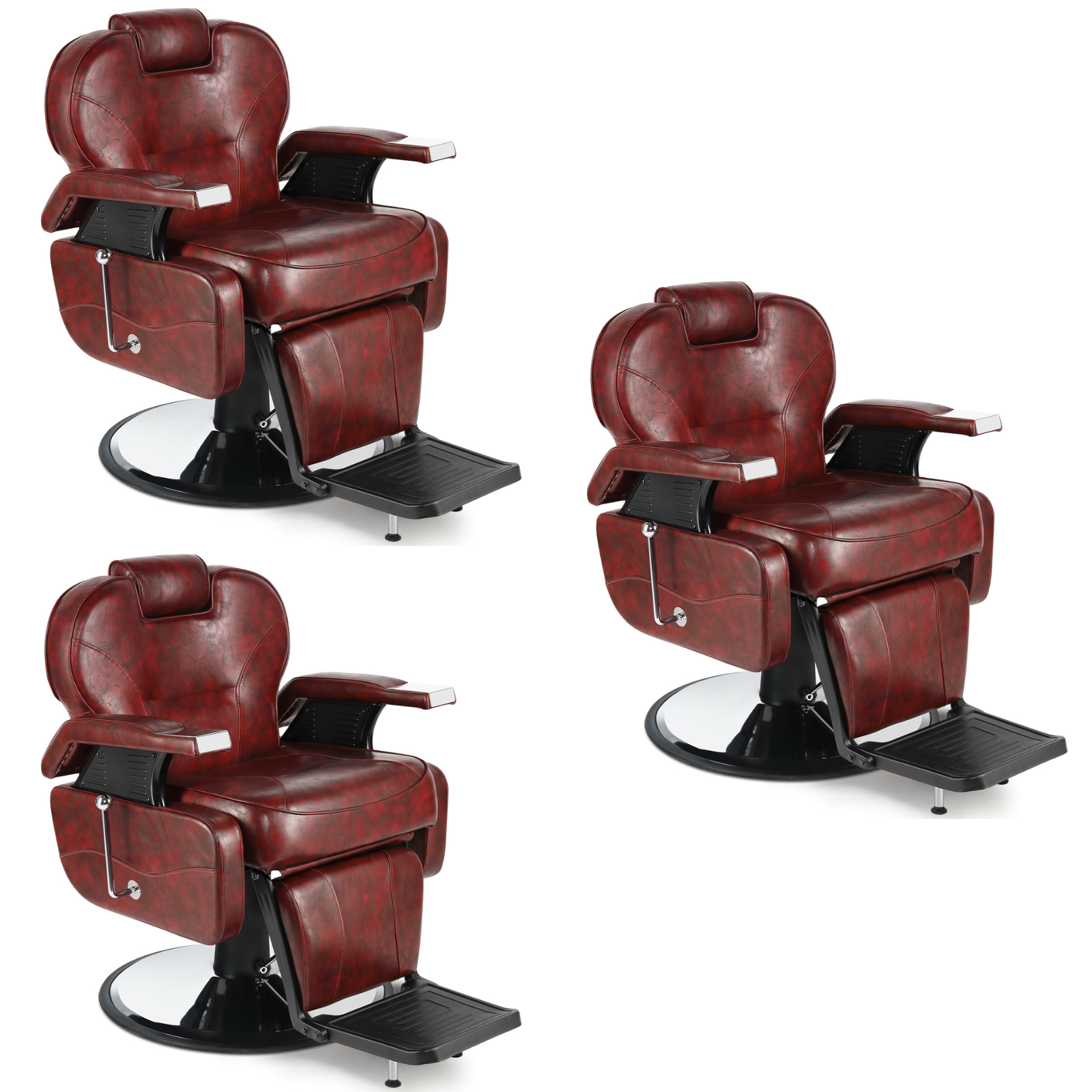 #5001 Hydraulic Reclining Heavy Duty Barber Chair (bundle) Artist hand
