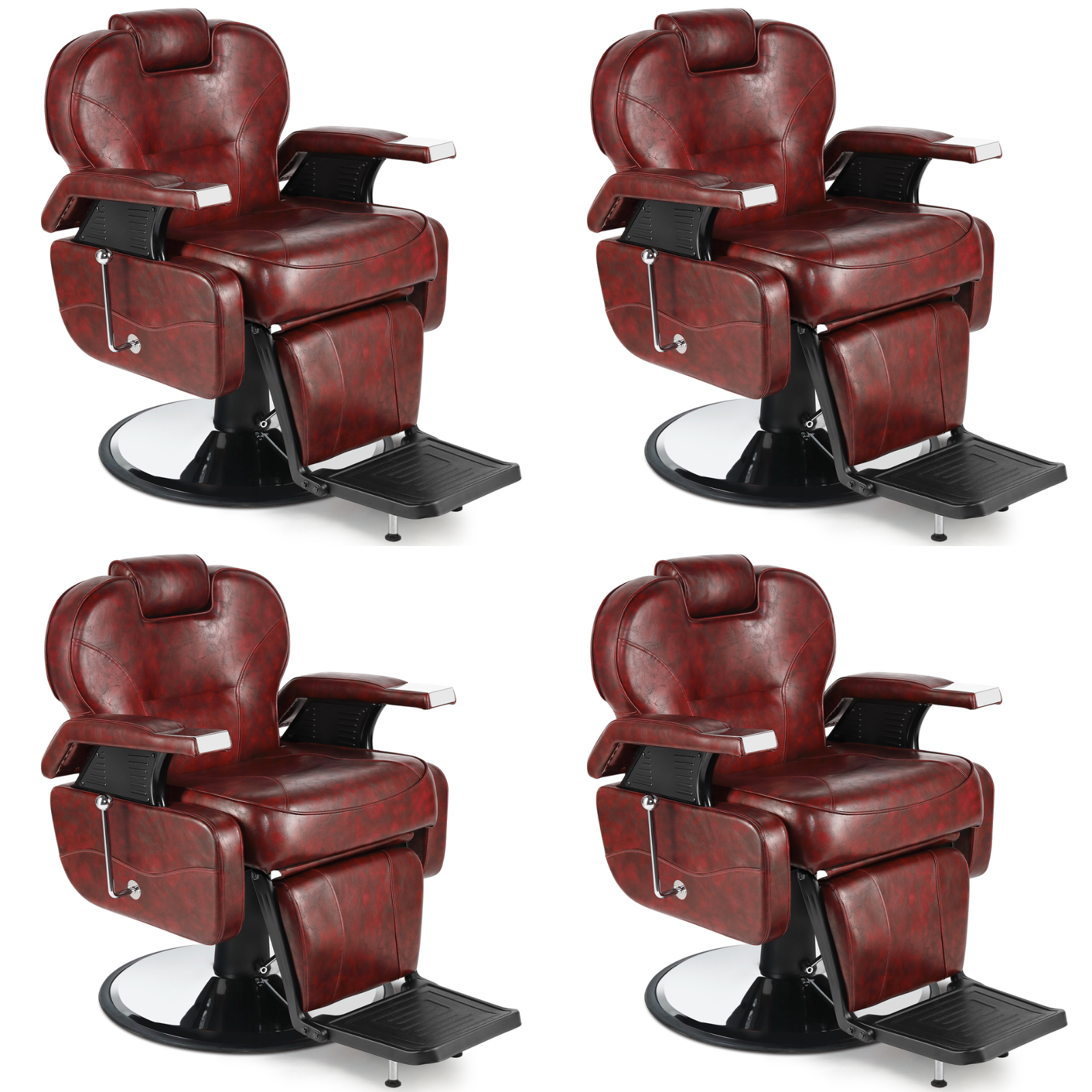 #5001 Hydraulic Reclining Heavy Duty Barber Chair (bundle) Artist hand
