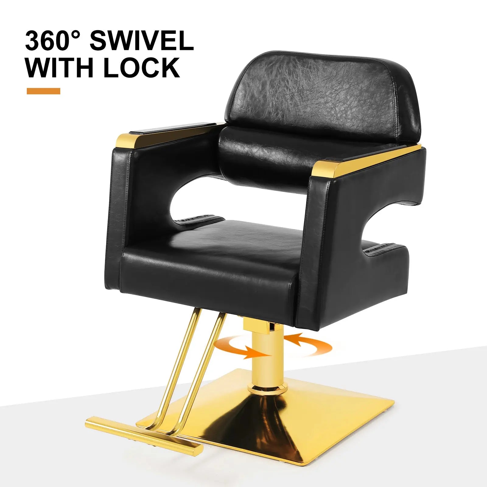 #5049 Prestige Gold Salon Styling Chair Artist hand