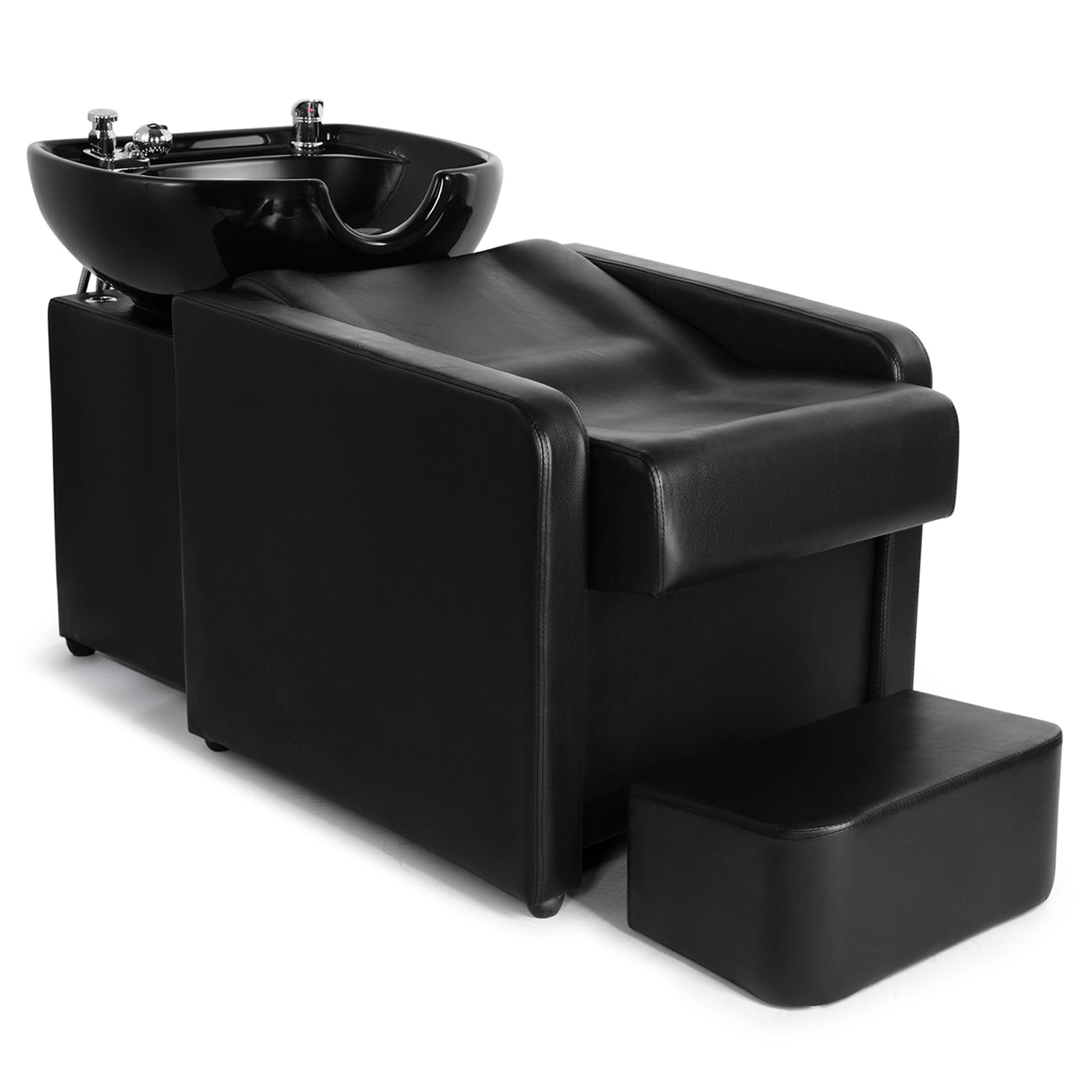 1007 Shampoo Station Backwash Chair Shampoo Bowl Sink Unit Station