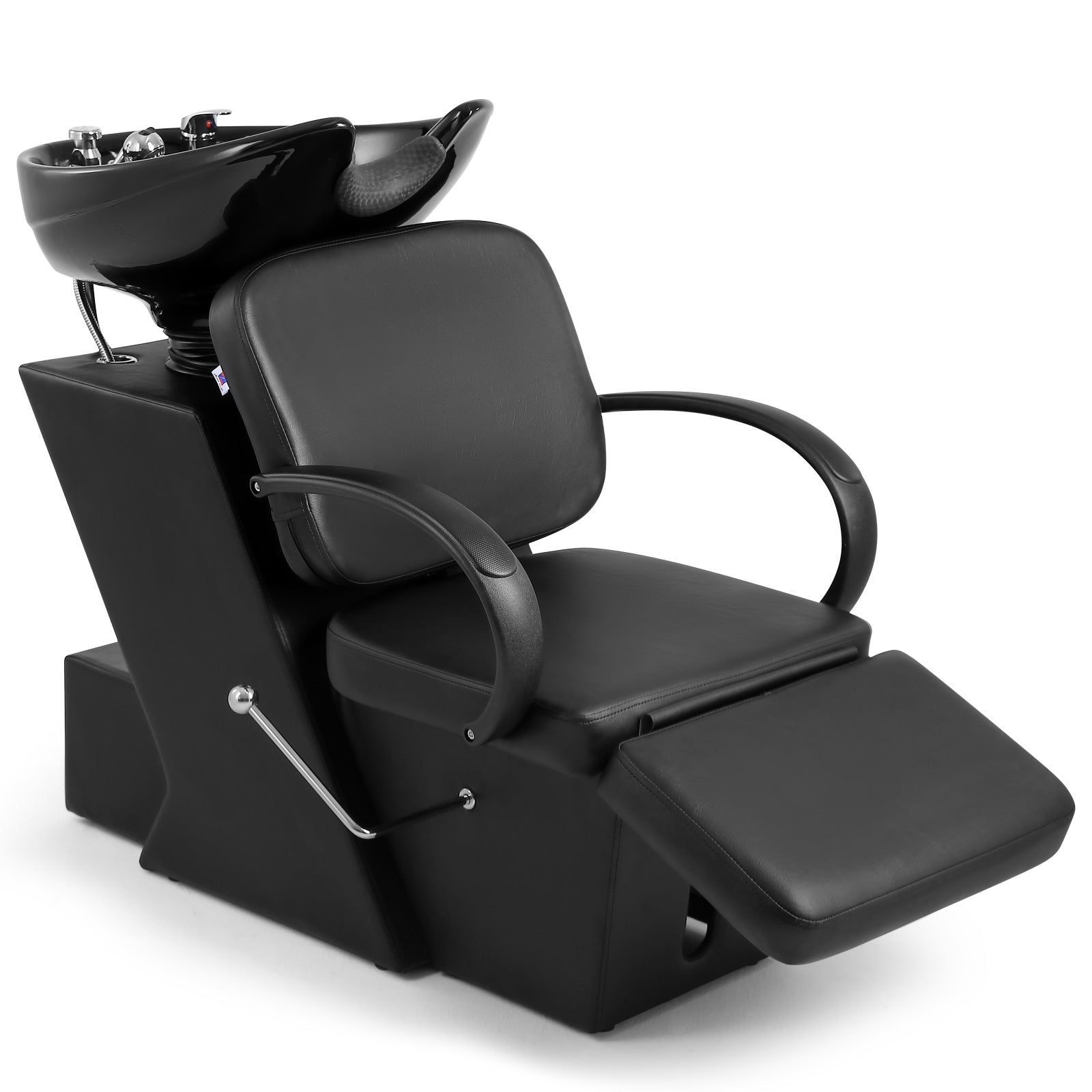 1006 Shampoo Station Backwash Chair Shampoo Bowl Sink Unit Station