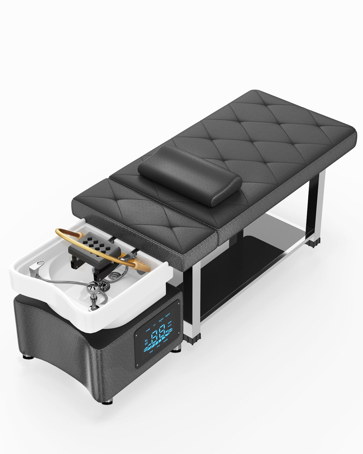 #2084 Head Spa Bed, Hair Washing, Shampoo Massage Bed with Water Cycle Salon Equipment for Beauty Head Spa, Constant Temperature System