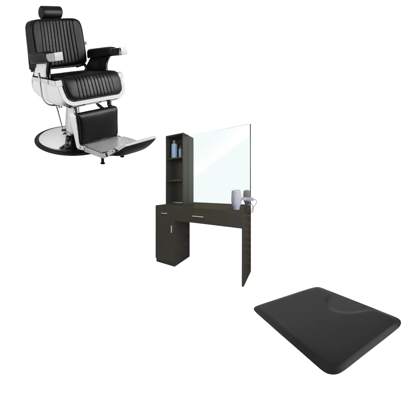 1-Station 5073 Barber Chair Bundle
