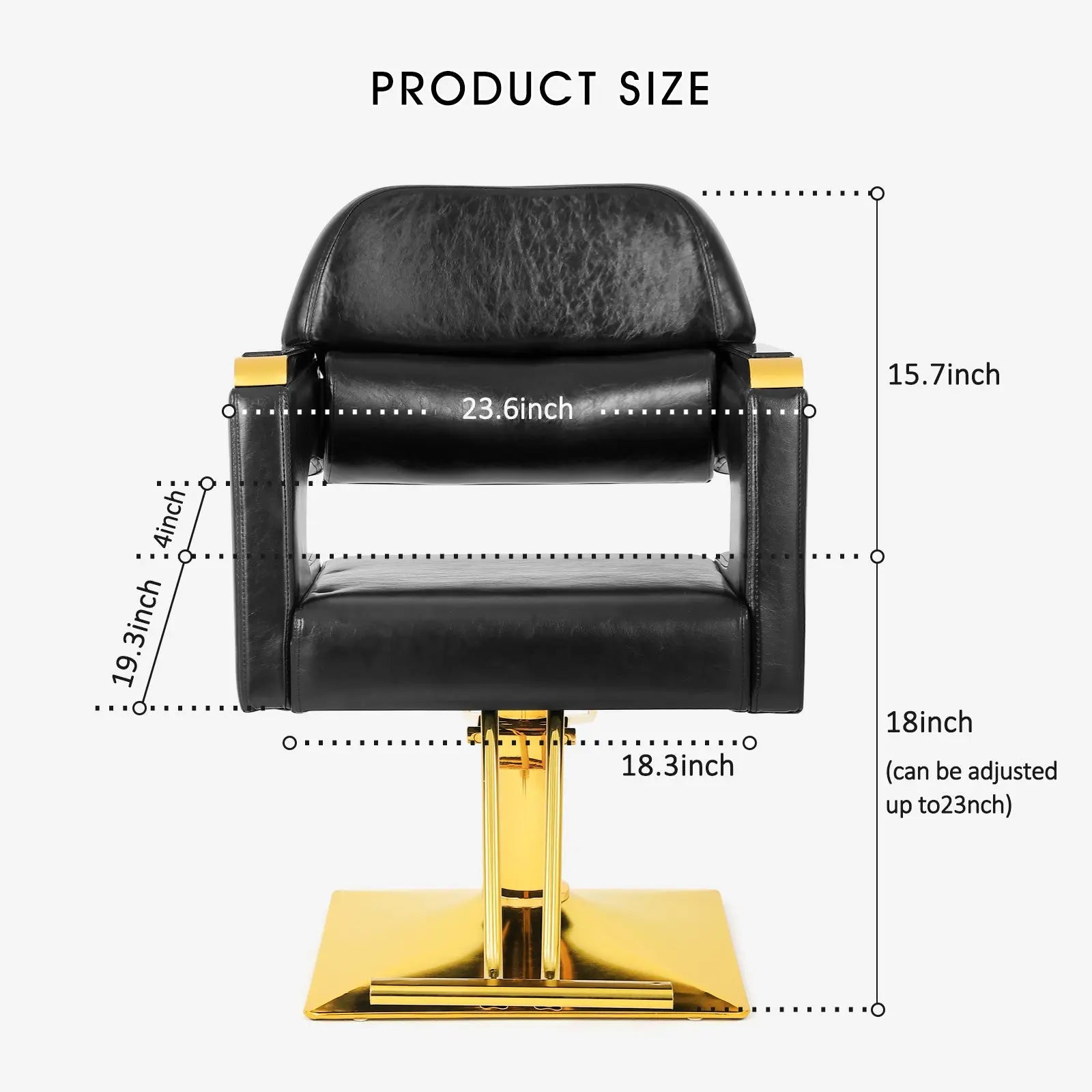 #5049 Prestige Gold Salon Styling Chair Artist hand