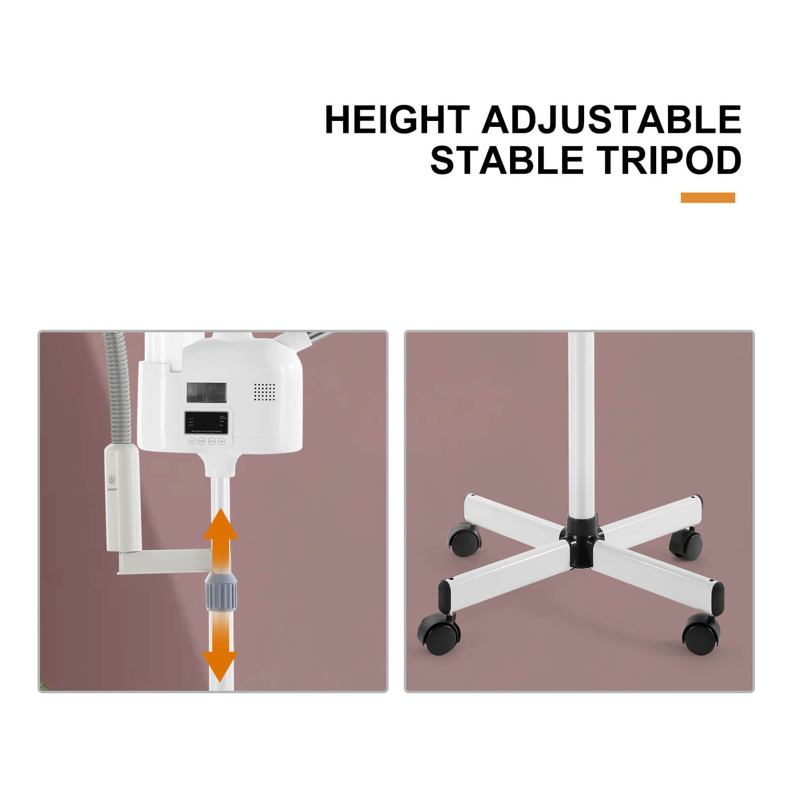 #4018 Professional 3 in 1 Facial Steamer esthetician steamer with hot & cold nozzle Artist hand