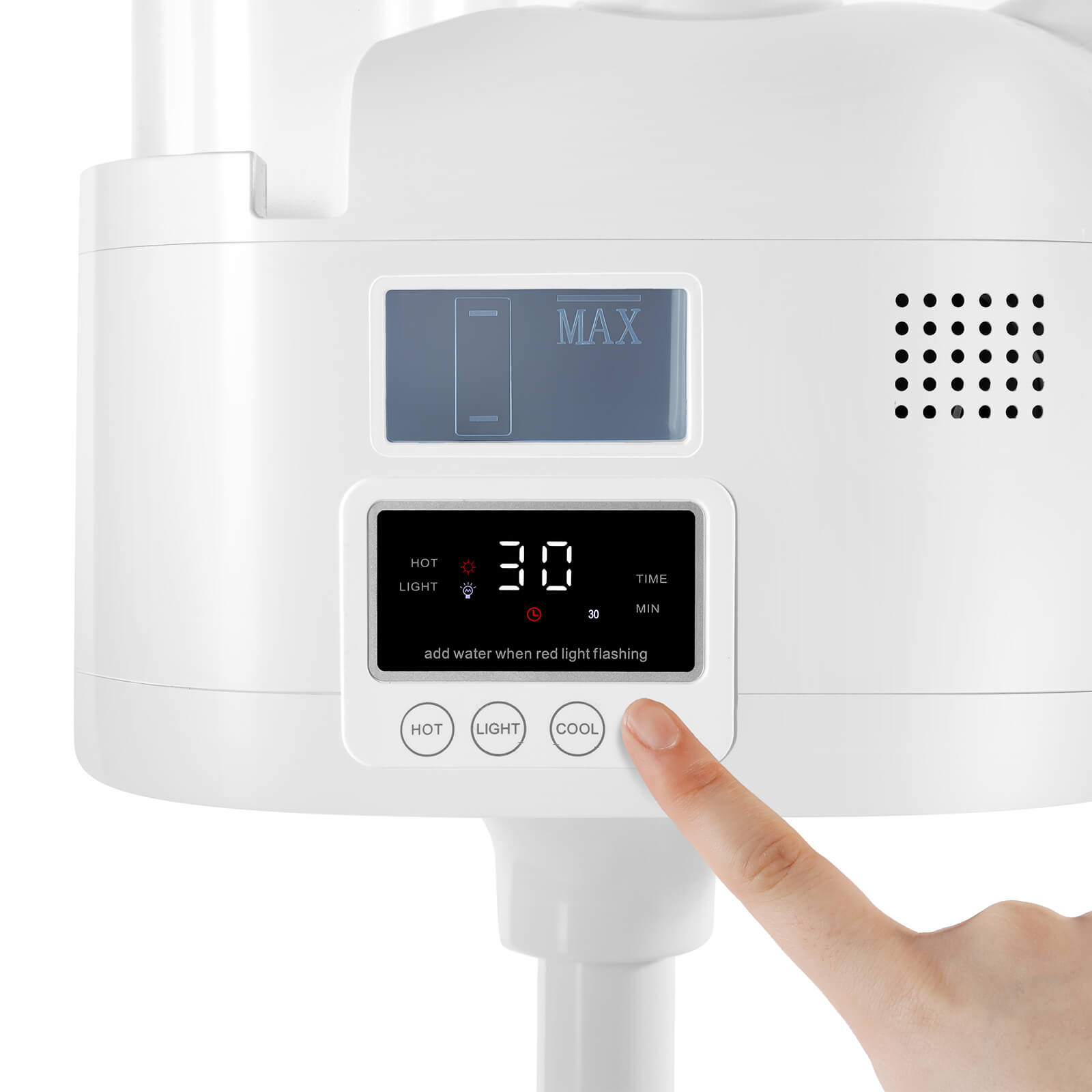 #4018 Professional 3 in 1 Facial Steamer esthetician steamer with hot & cold nozzle Artist hand