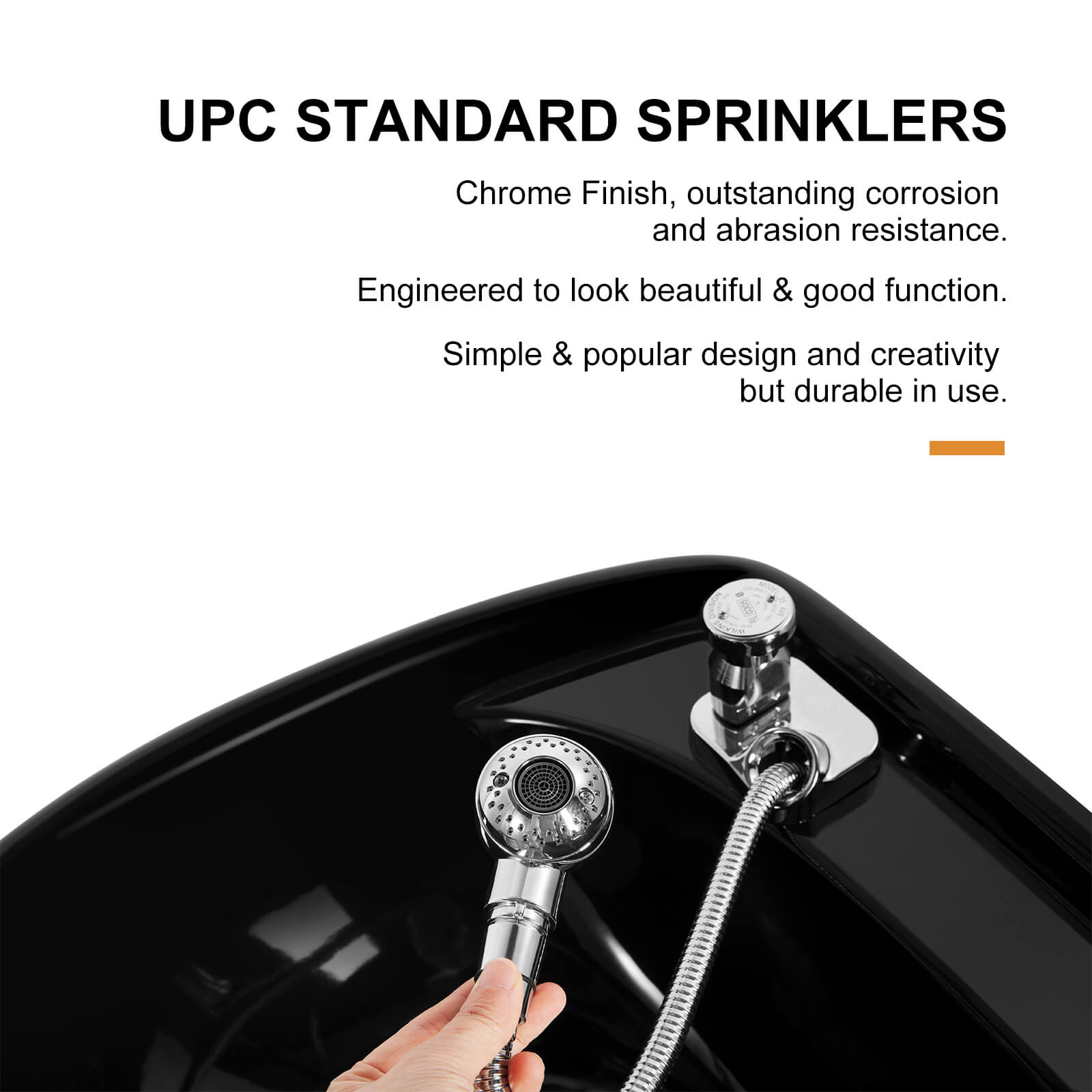 #1007 Shampoo Station Backwash Chair Shampoo Bowl Sink Unit Station Artist hand