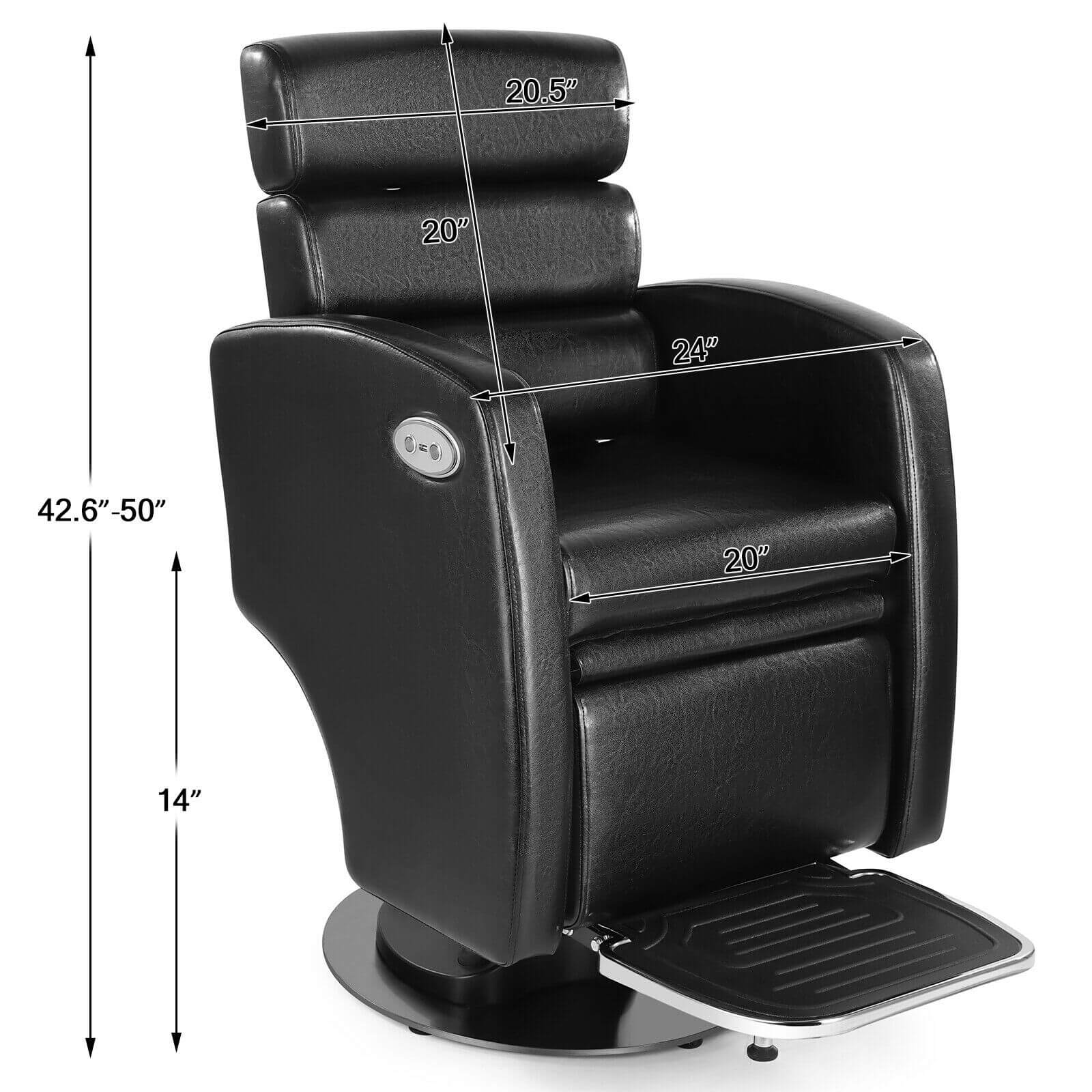 #5058 Electric Barber Chair Premium Salon Chair