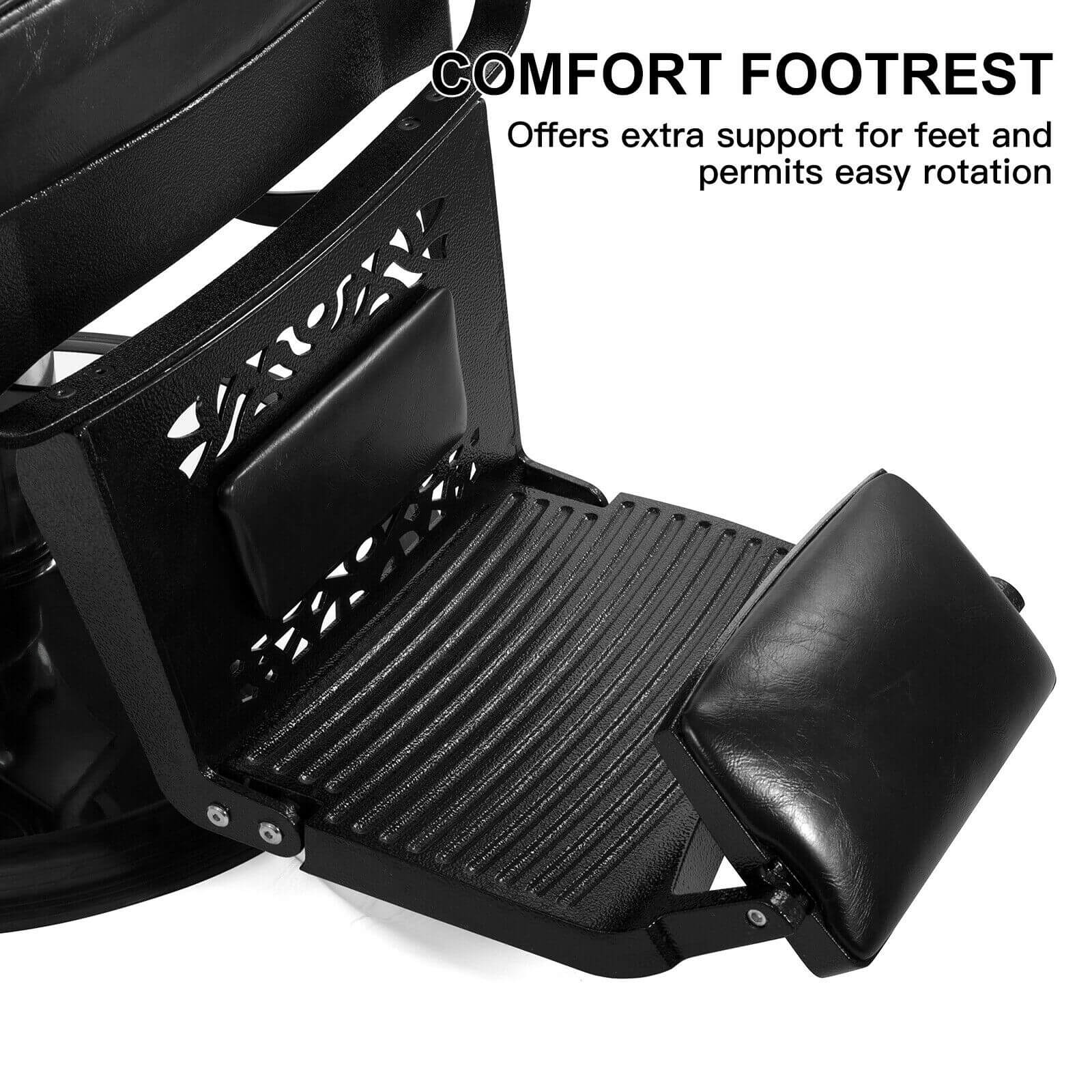 #5046 Vintage Heavy Duty Hydraulic Reclining Barber Chair