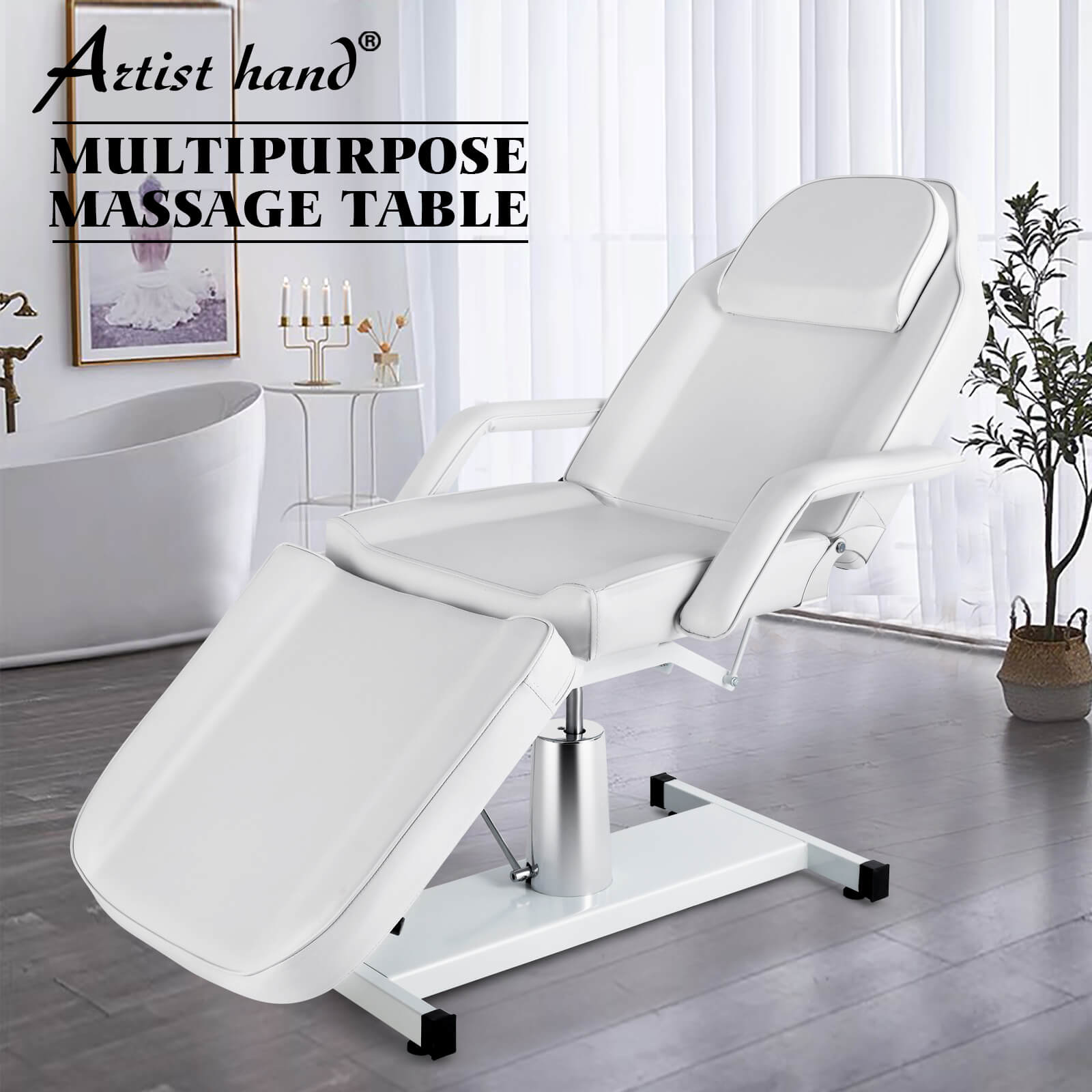 #2005 Hydraulic Facial Table Tattoo Chair Massage Bed Artist hand