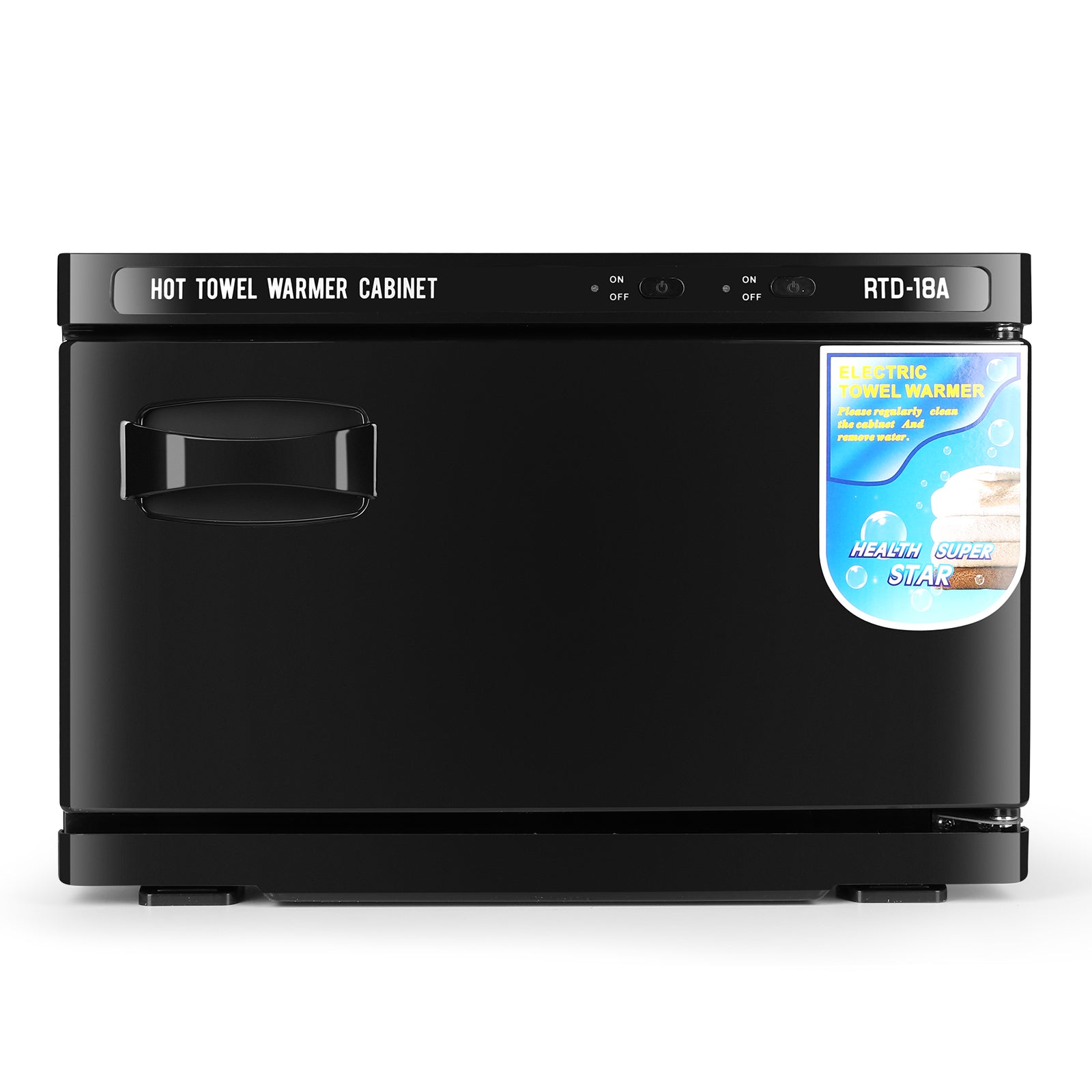 #4014 18L Hot Towel Warmer Salon Towel Hot Cabinet for Facials Barber Esthetician(Black)