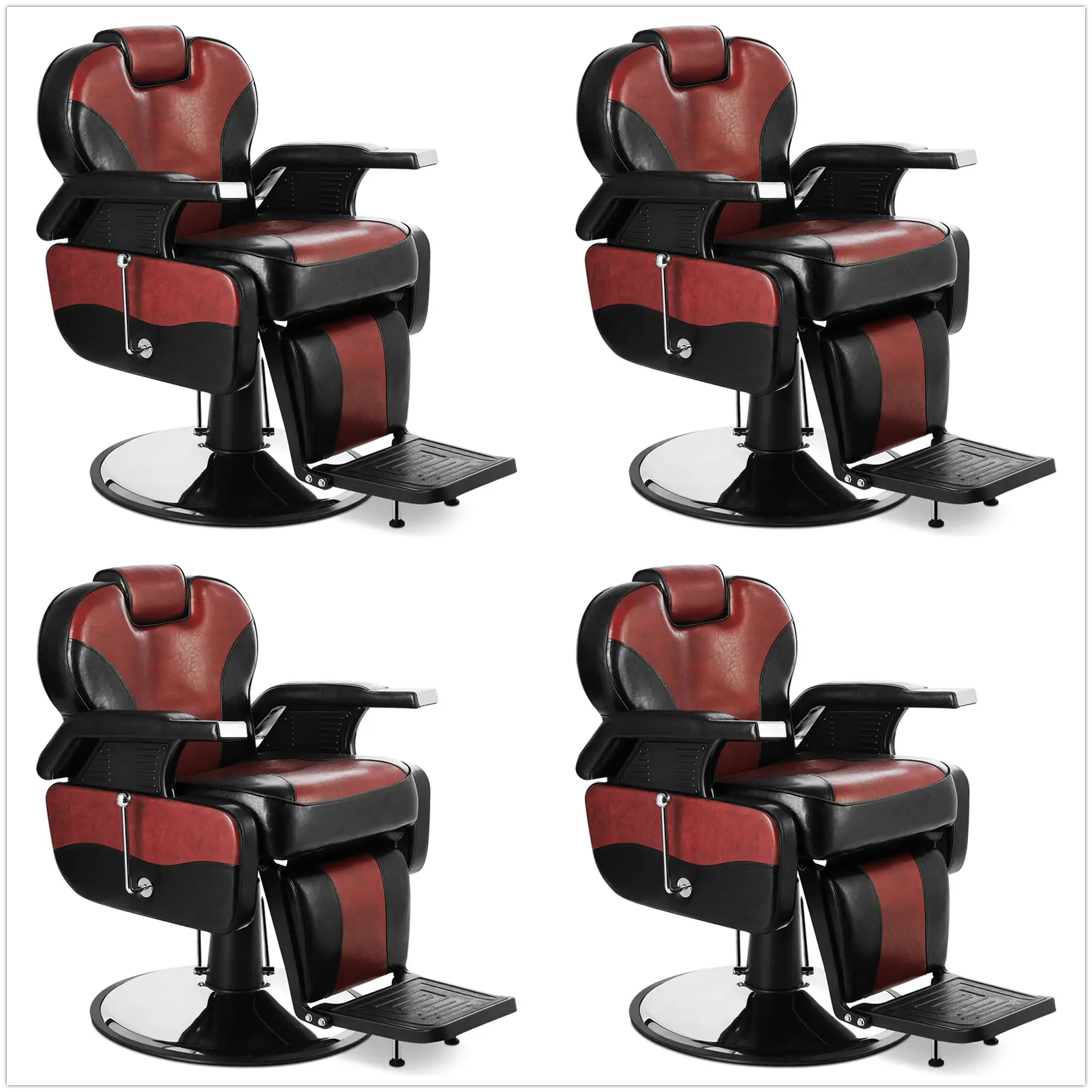 #5532 Hydraulic Reclining Heavy Duty Barber Chair (bundle) Artist hand