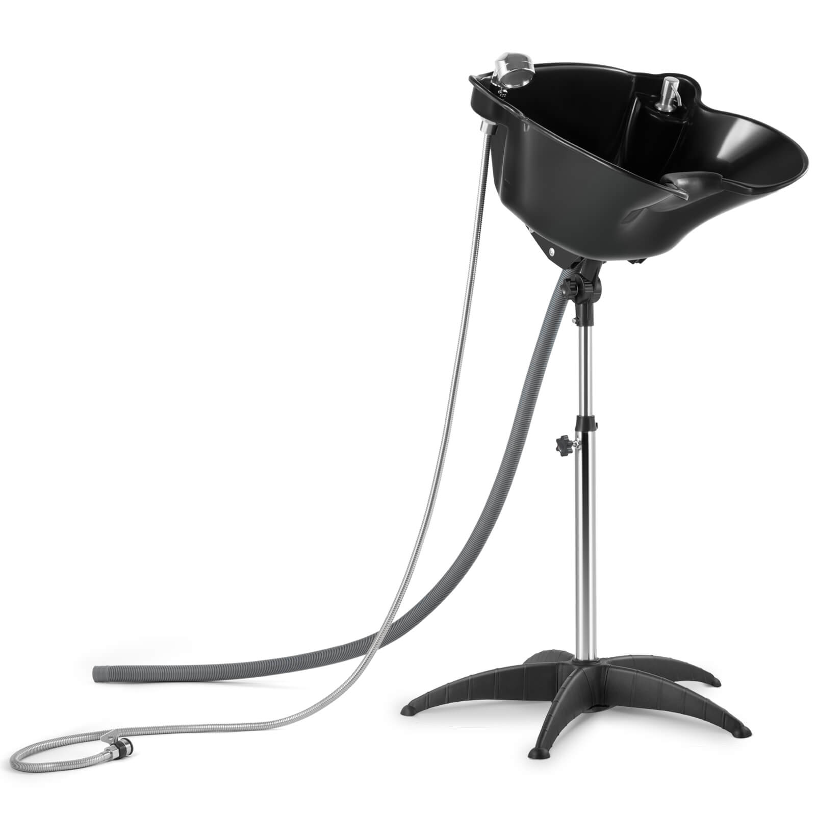 #1014 Shampoo Bowl Portable Salon Sink with Adjustable Height and Drain; Sprinkler with Switch Hair Washing Basin Barber Deep Bowl Artist hand