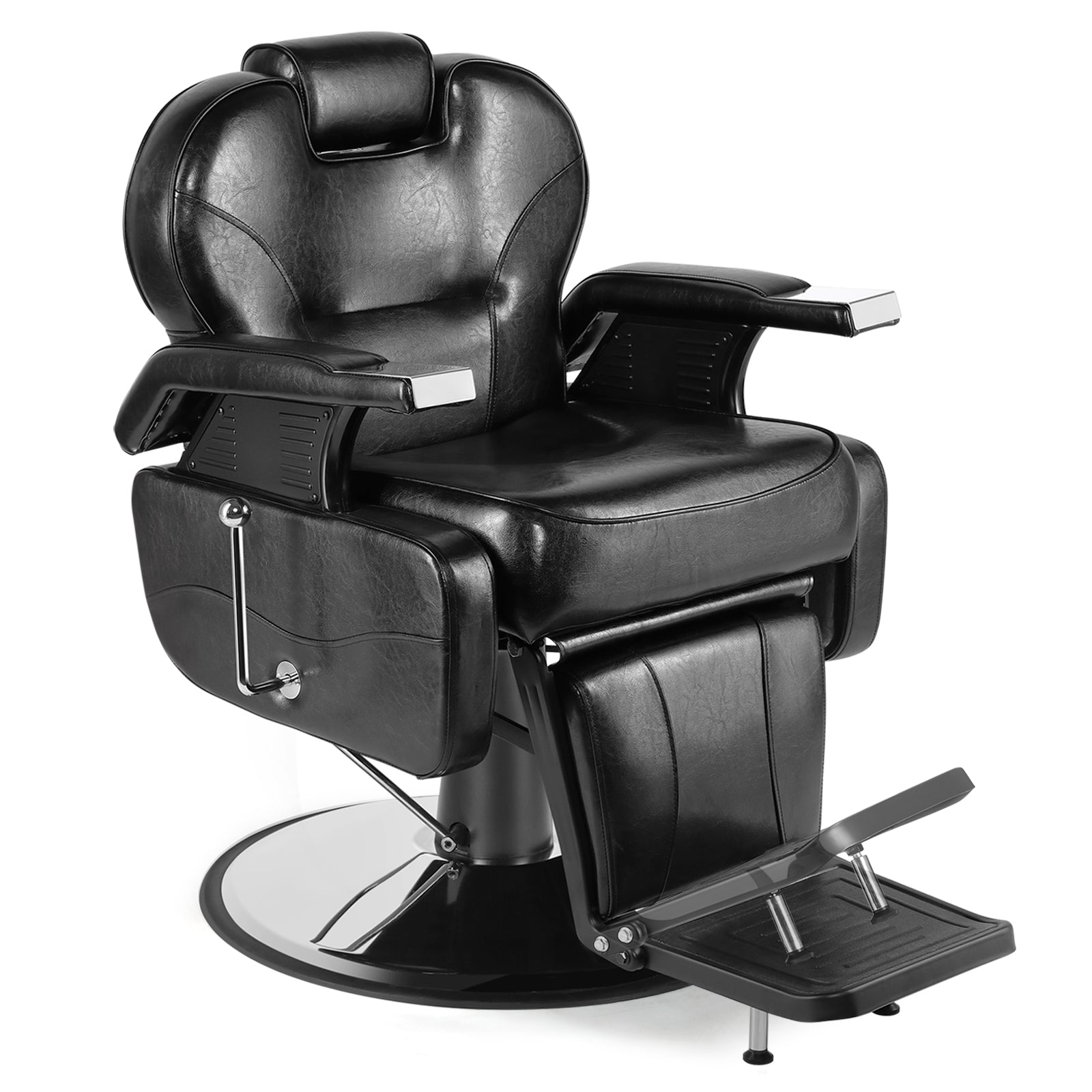 5001 Hydraulic Reclining Heavy Duty Barber Chair Artist hand