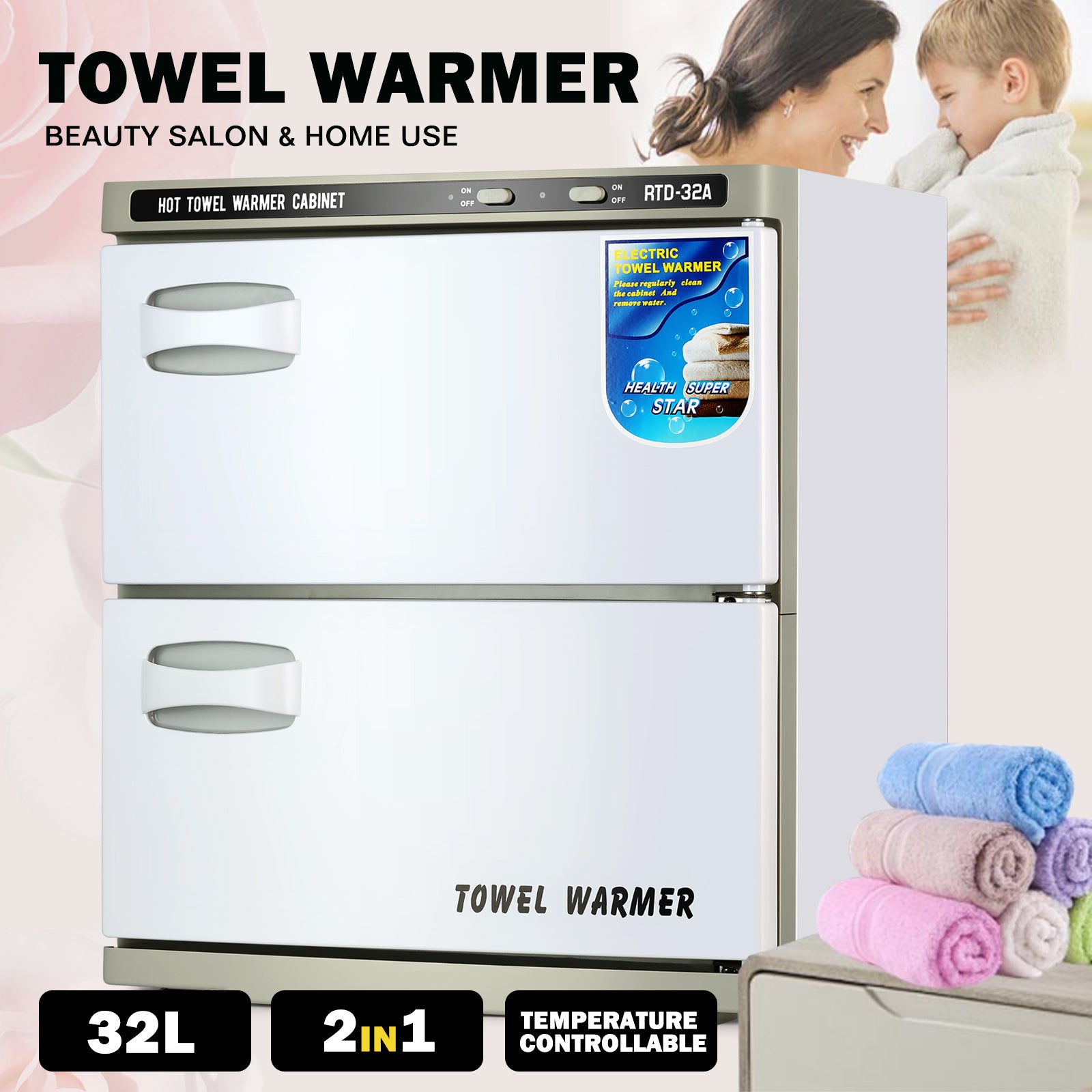 #4011  16L 23L 32L,Hot Towel Warmer Salon Towel Hot Cabinet for Facials Barber Esthetician