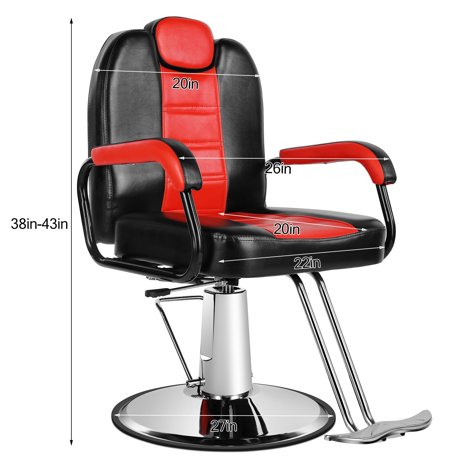 #5517 Hydraulic Recliner Barber Chair
