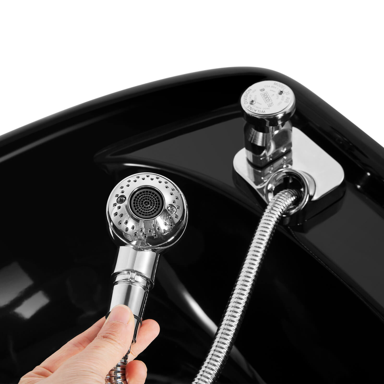 #1007 Shampoo Station Backwash Chair Shampoo Bowl Sink Unit Station Artist hand