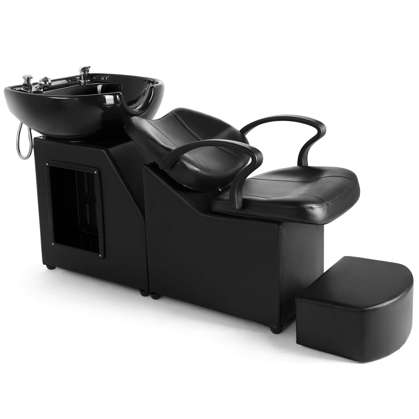 #1008 Shampoo Station Backwash Chair Shampoo Bowl Sink Unit Station Artist hand