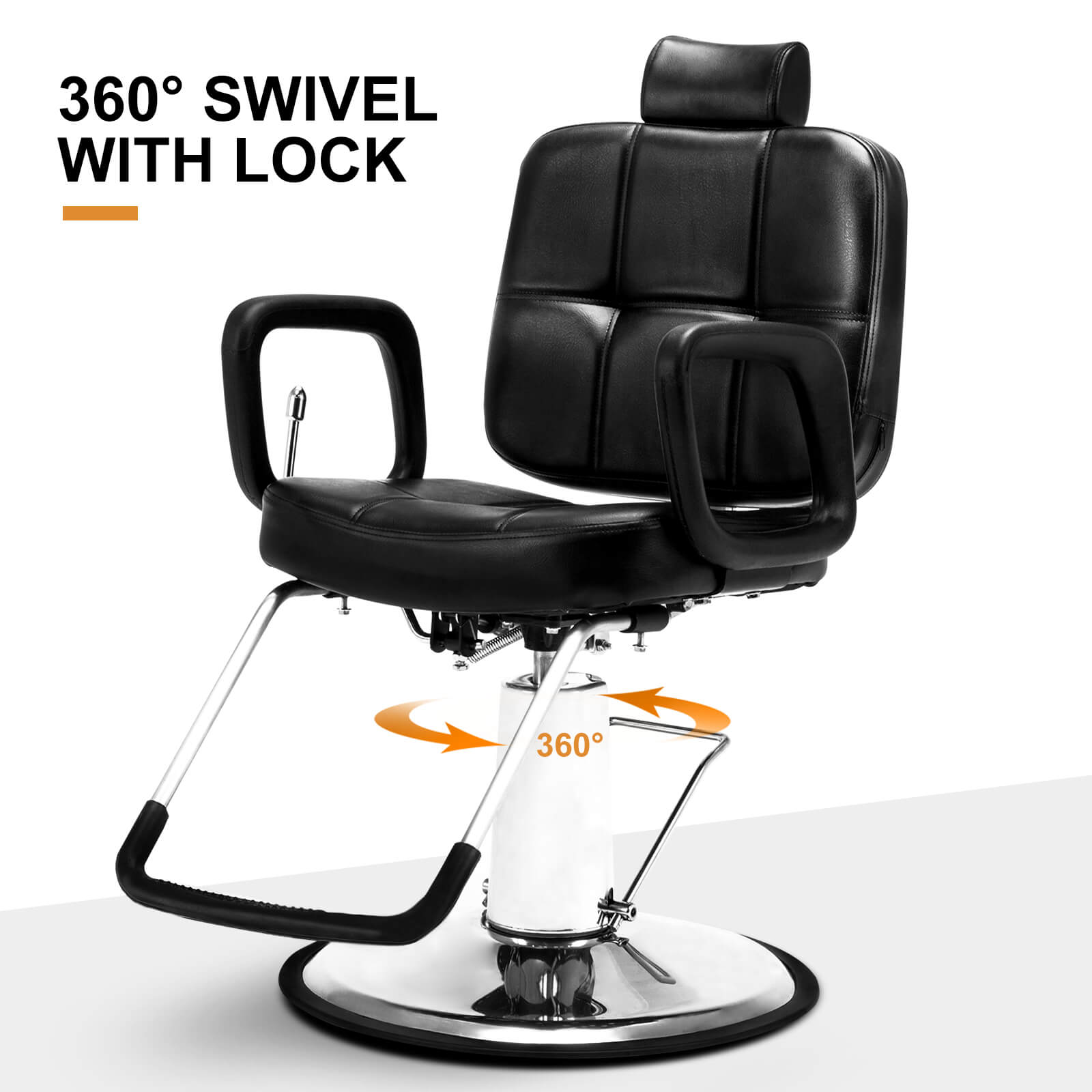 #5005 All Purpose Hydraulic Reclining Barber Chair Artist hand