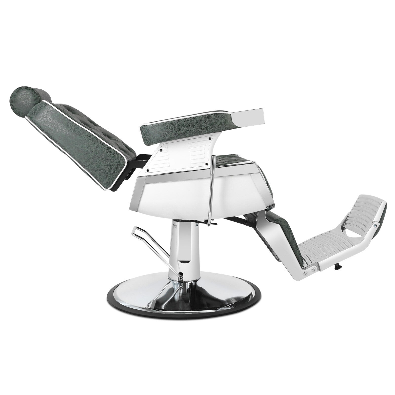5274 Vintage Heavy Duty Recline Hydraulic Barber Chair (Green) -