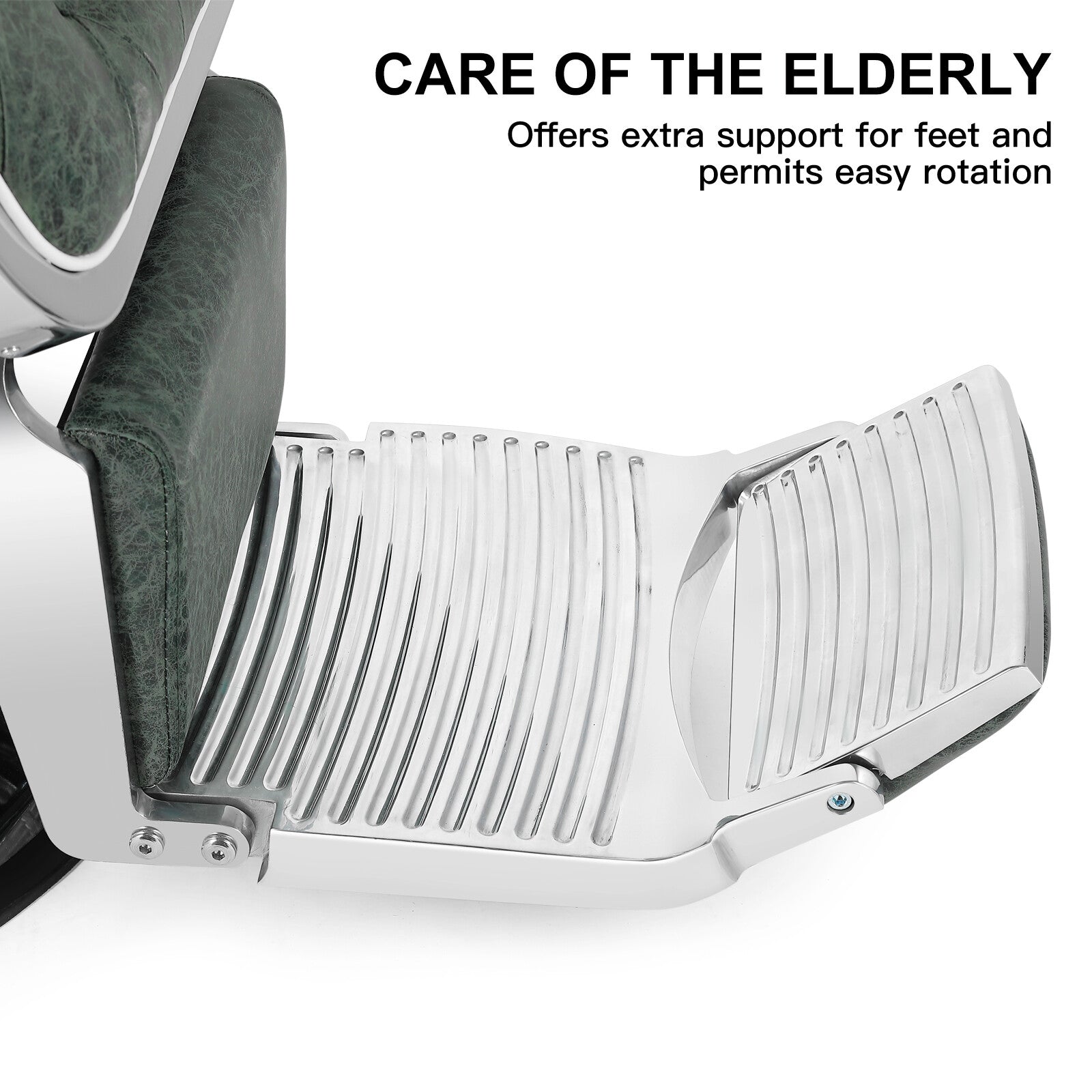 #5274 Vintage Heavy Duty Recline Hydraulic Barber Chair (Green)