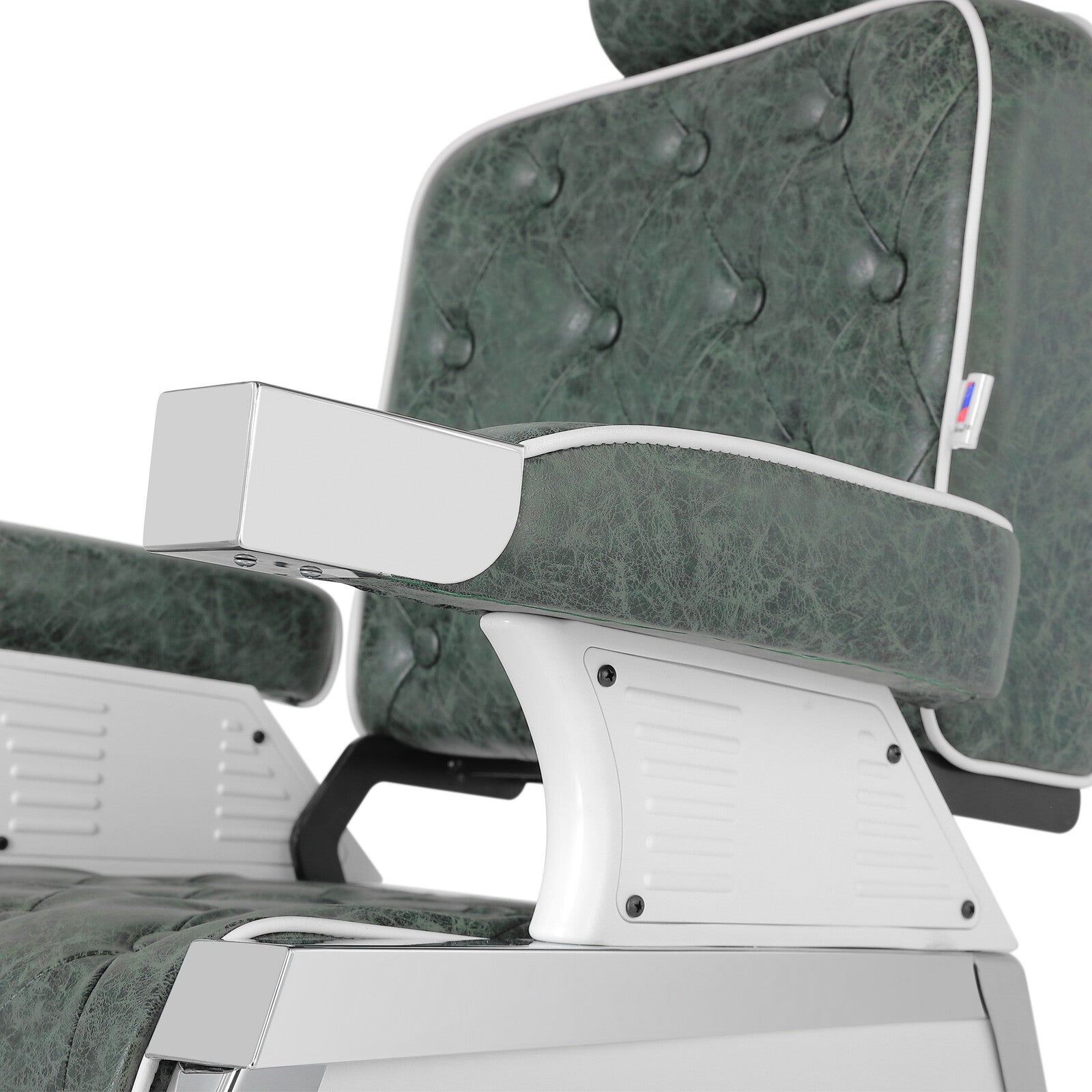 5274 Vintage Heavy Duty Recline Hydraulic Barber Chair (Green) -