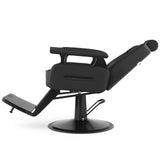 🆕#5081 Vintage Reclining 150° Hydraulic Barber Chair
