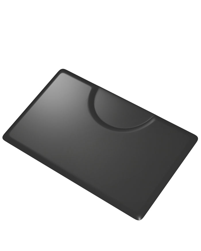 #10051  3 ft. x 5 ft. Barber Chair Mat Anti-Fatigu Mat Black Rectangle - 7/8 in. Thick