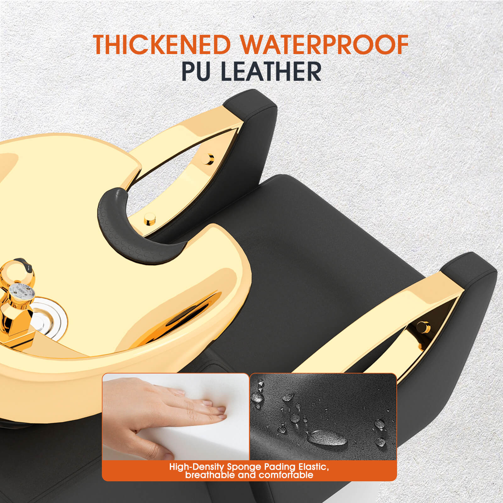 #1066 Backwash Shampoo Station(Gold)