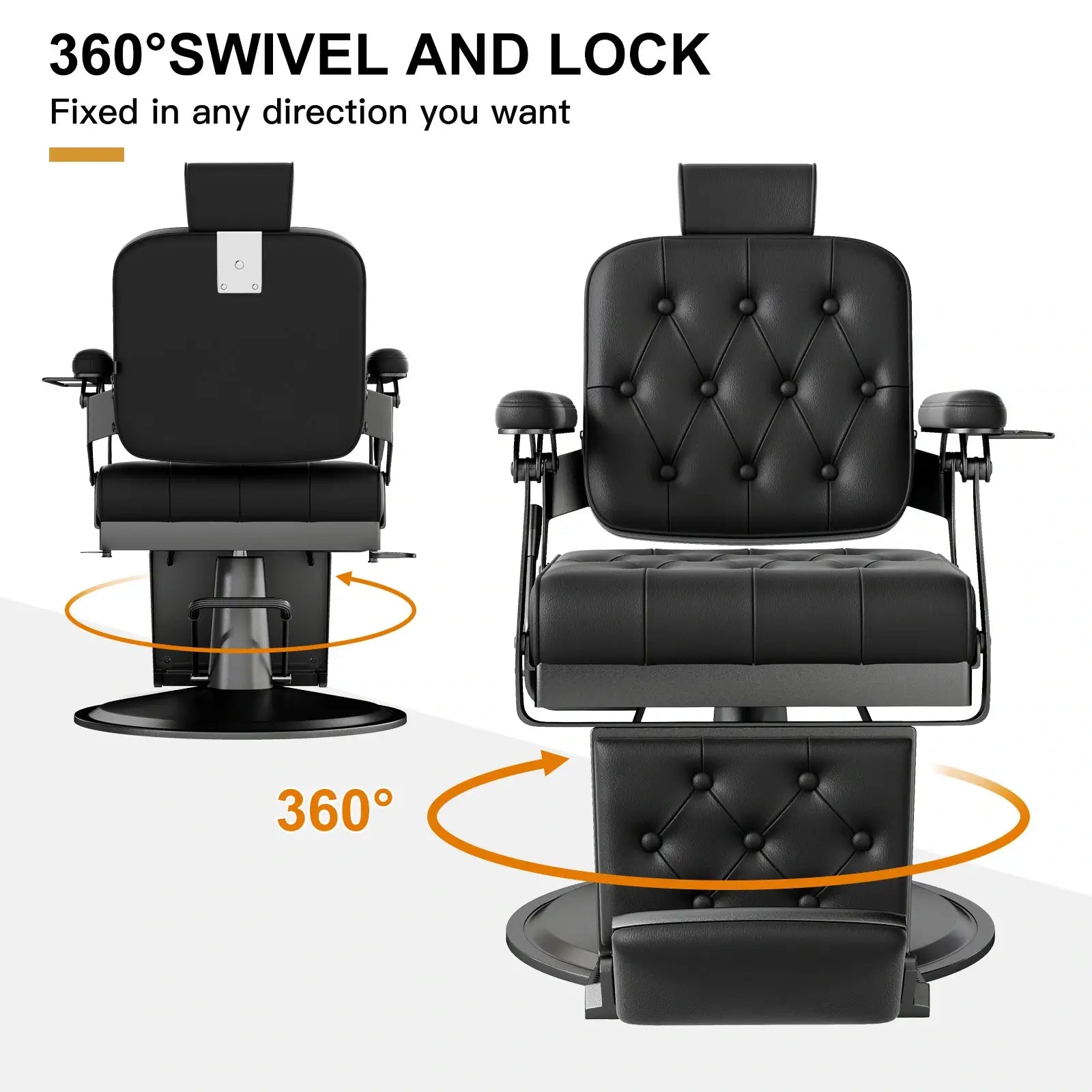 #5078 Hydraulic Heavy Duty Barber Chair