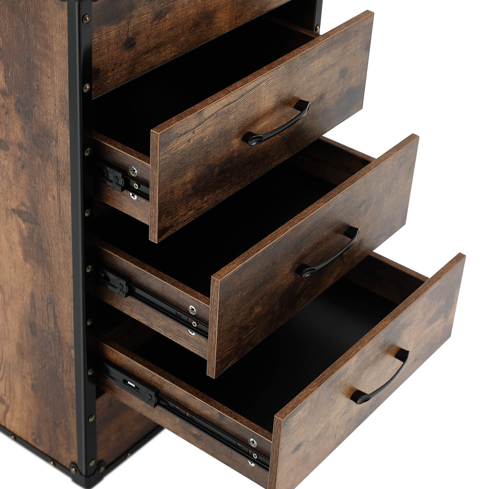 #7015 Vintage Rolling Salon Station Beauty Barber Spa Trolley Storage Cart